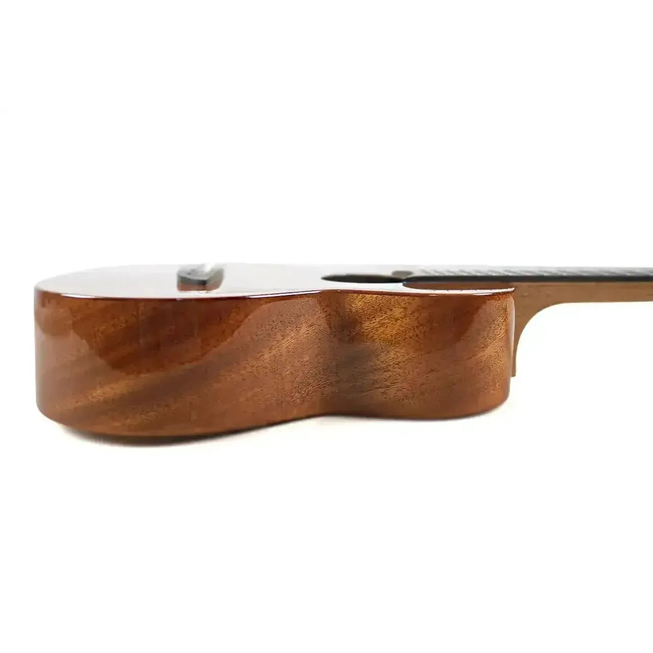 Flight IRIS TINTA NA tenor ukulele, natural solid mahogany body with a glossy finish.