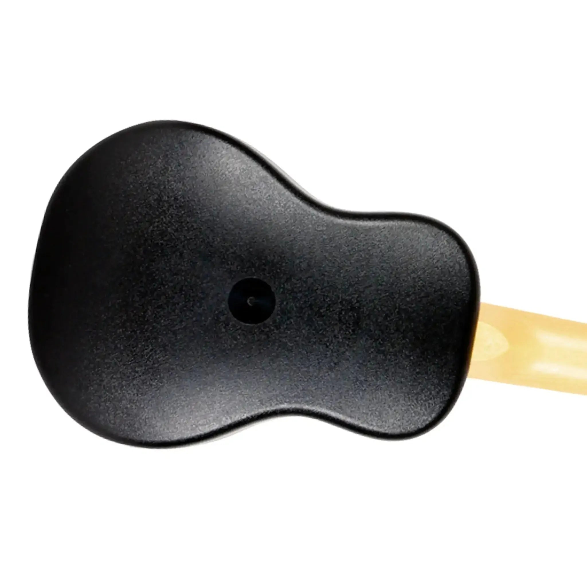 Flight TUS40 Arcana Soprano Travel Ukulele, black ABS back and sides with light wood neck.