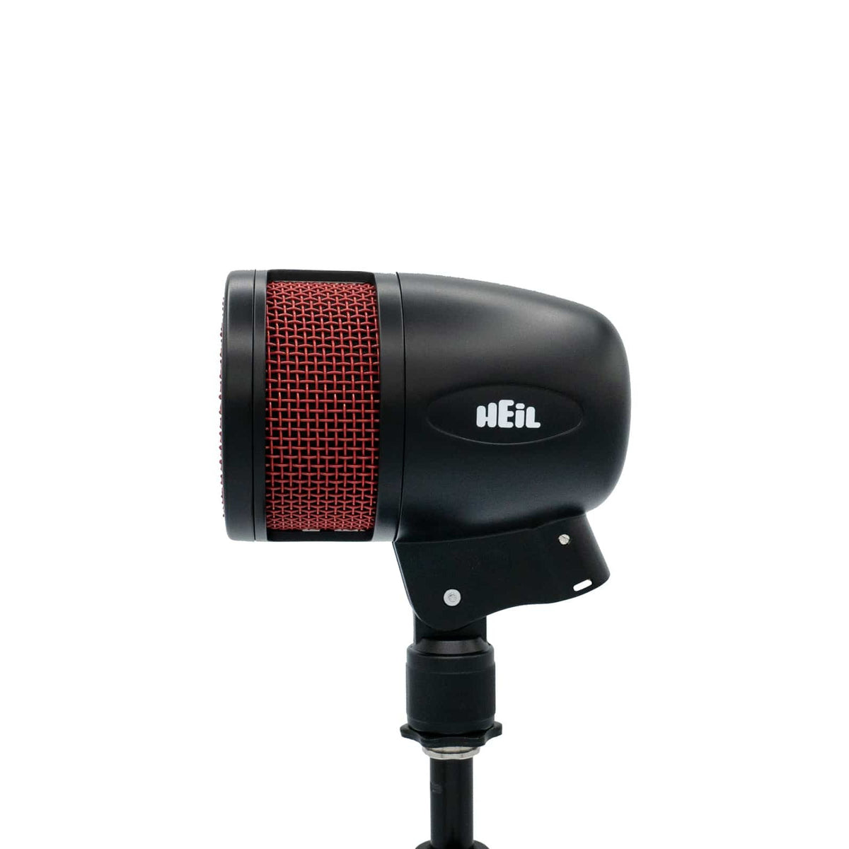 Heil Sound PR 48 side view showing the built-in swivel mount