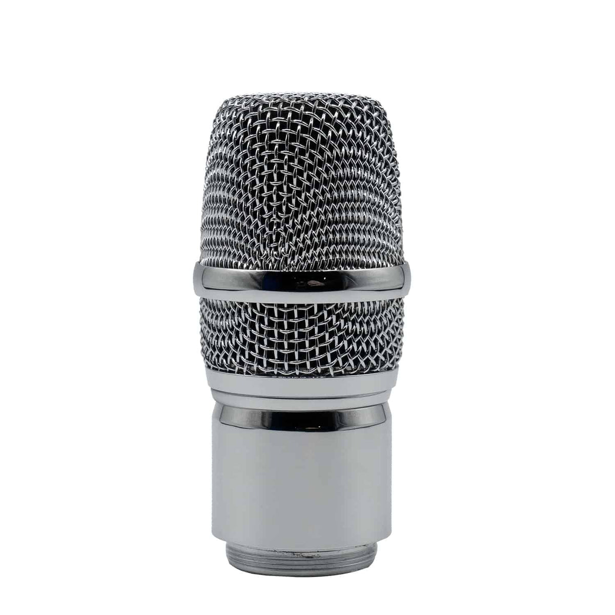 Heil Sound RC 22 wireless capsule in chrome with chrome grille, front view