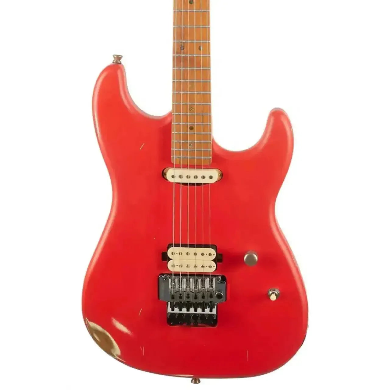 Jet JS-850 RELIC FR Red Distressed Electric Guitar - Terry Carter