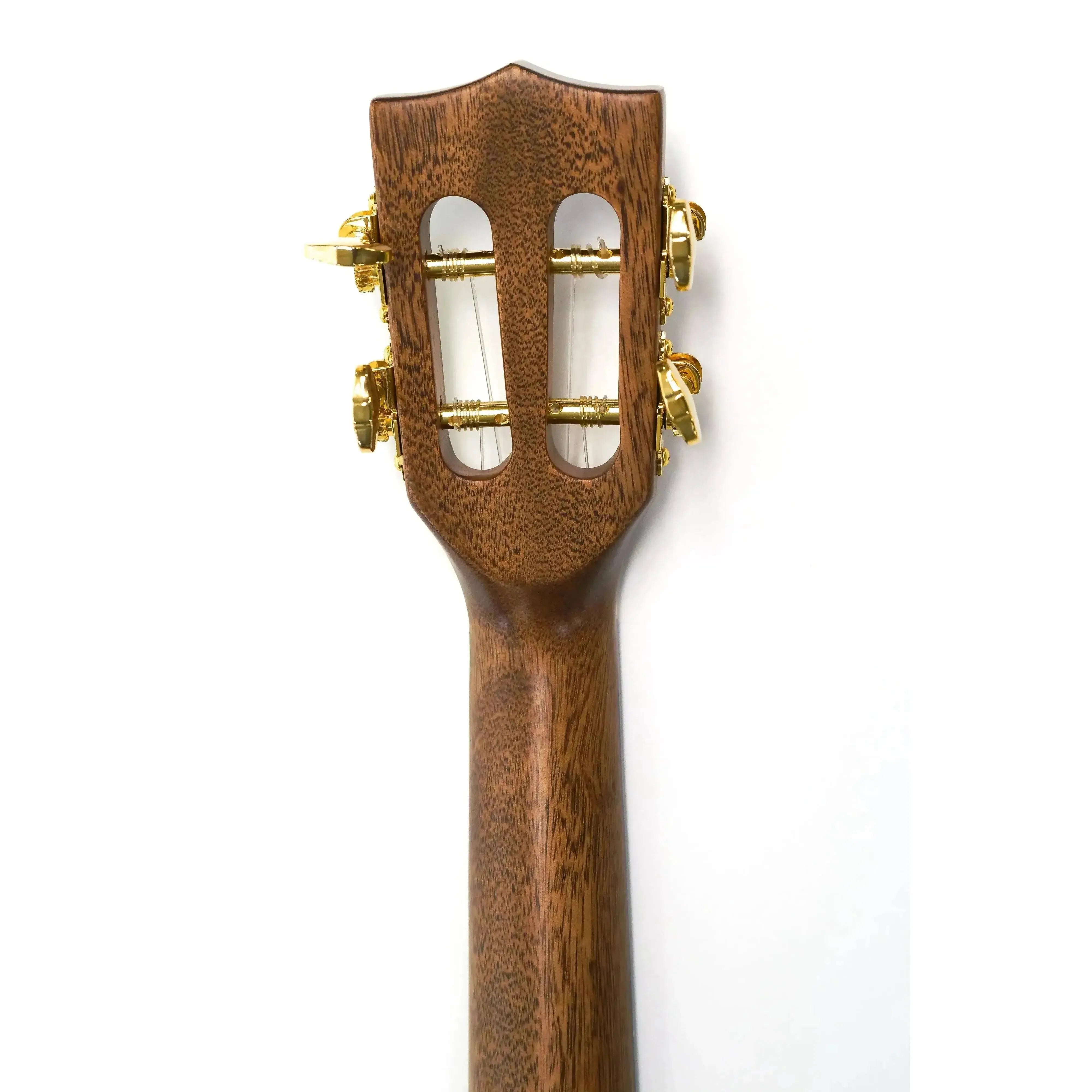 Kala ASCP-T tenor ukulele headstock and neck, featuring a slotted headstock and gold tuners.