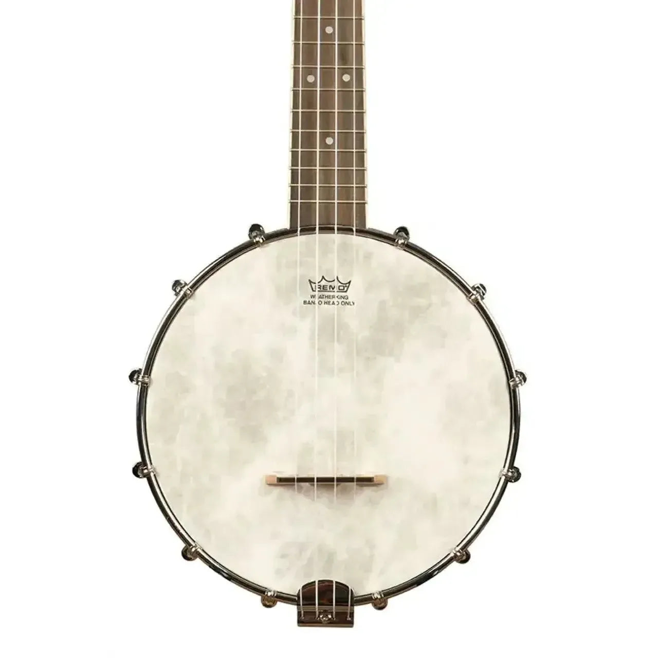 Kala Natural Mahogany Tenor Banjolele with a white Remo Weatherking head and rosewood fretboard.