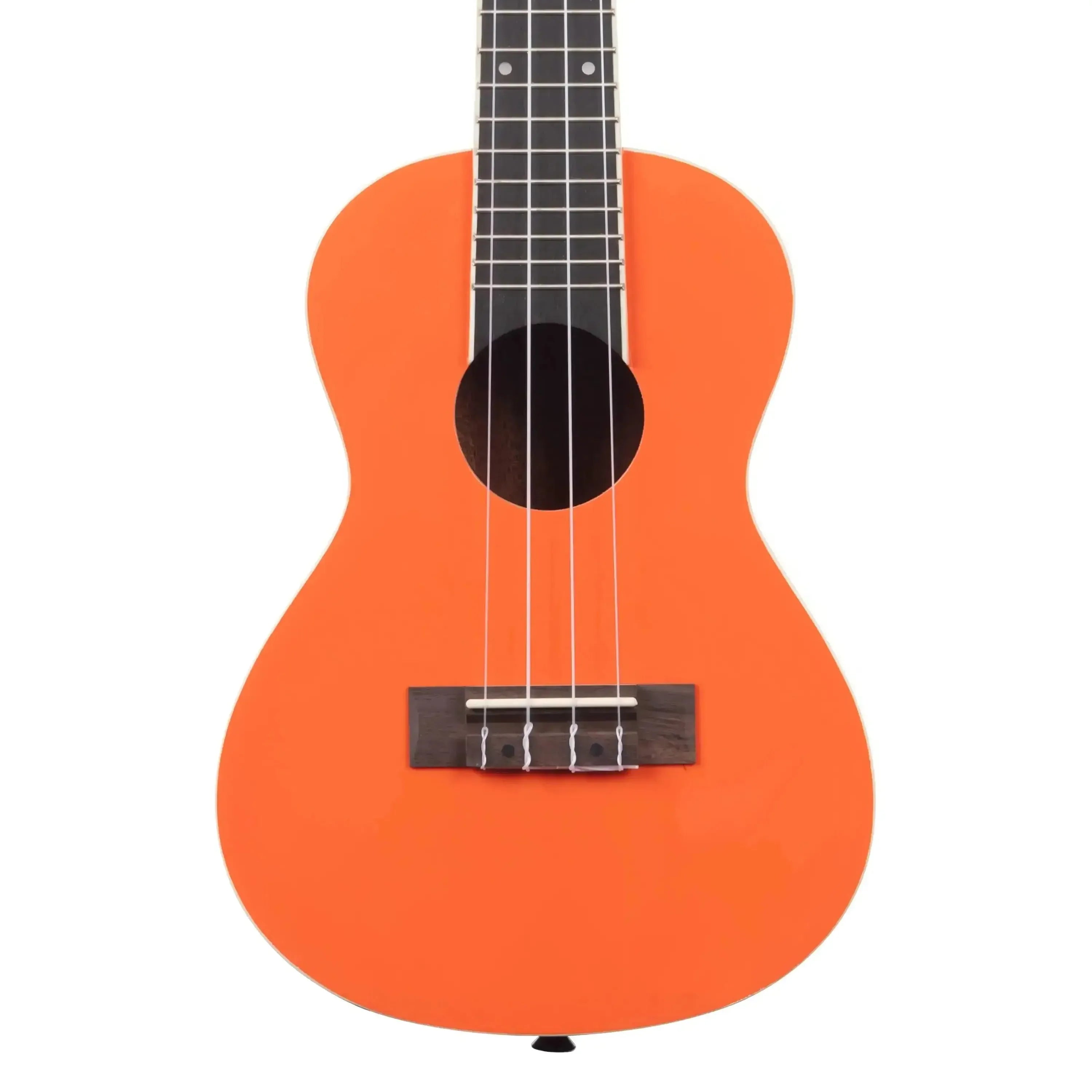 Kala CANDY-ORG So Orange Concert Ukulele, glossy basswood body with creamy binding, rosewood fingerboard.