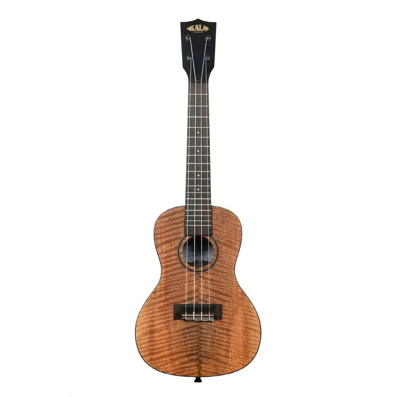 Kala CM-C Curly Mango Concert Ukulele with satin finish and dark headstock.