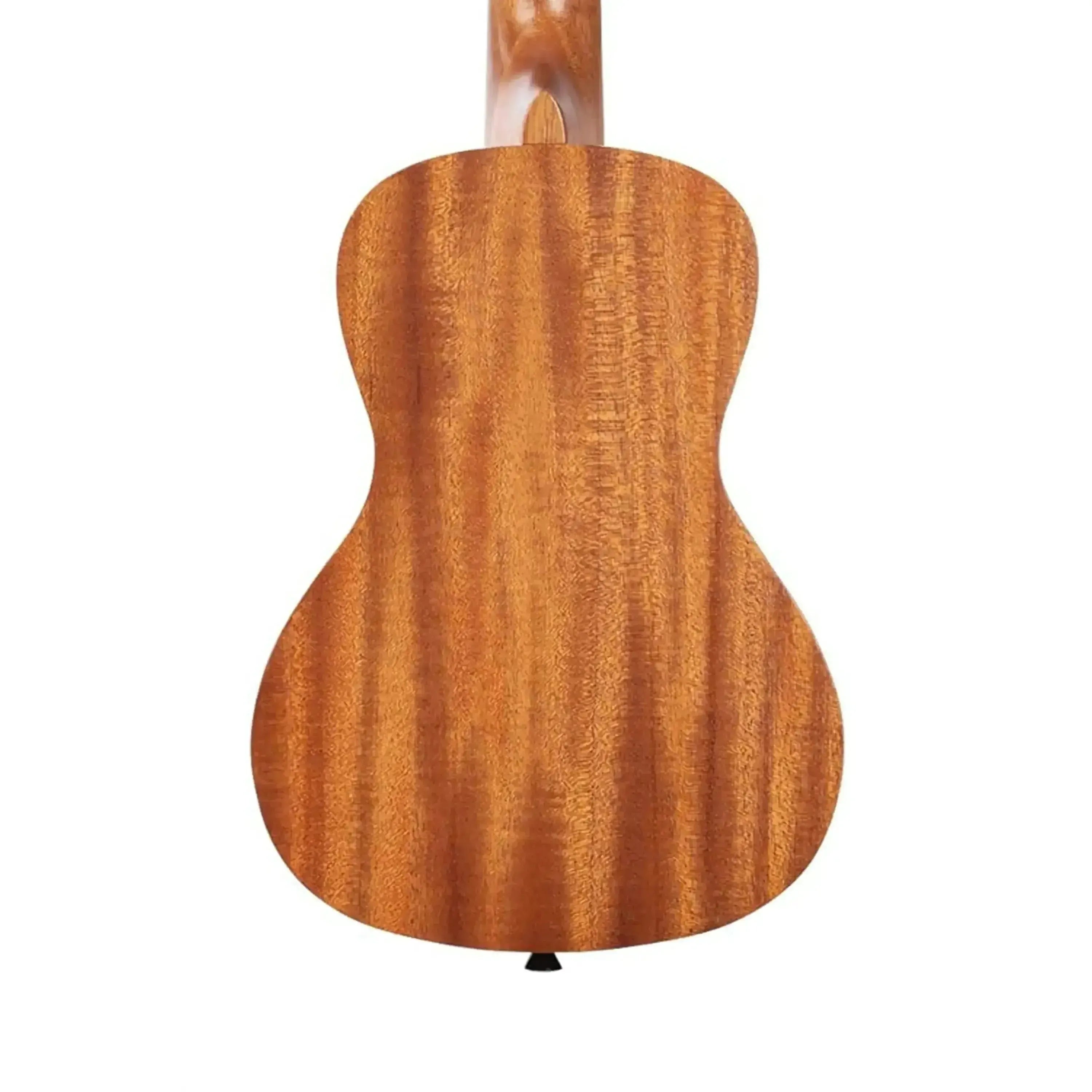 Back of a Kala Courage Mahogany Concert Ukulele, showing its warm brown wood grain and satin finish.