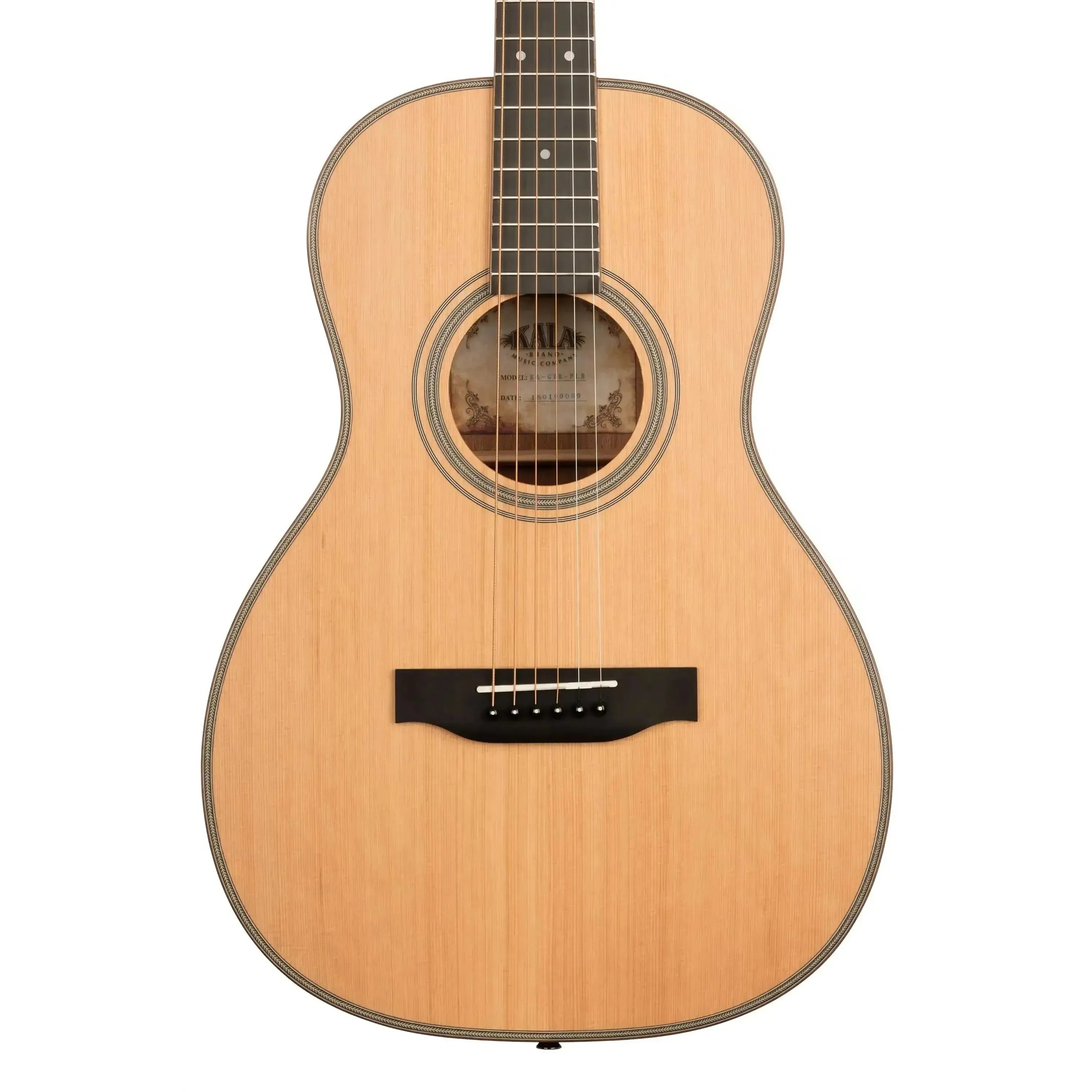 Kala Solid Cedar Top Parlor Guitar - Terry Carter Music Store