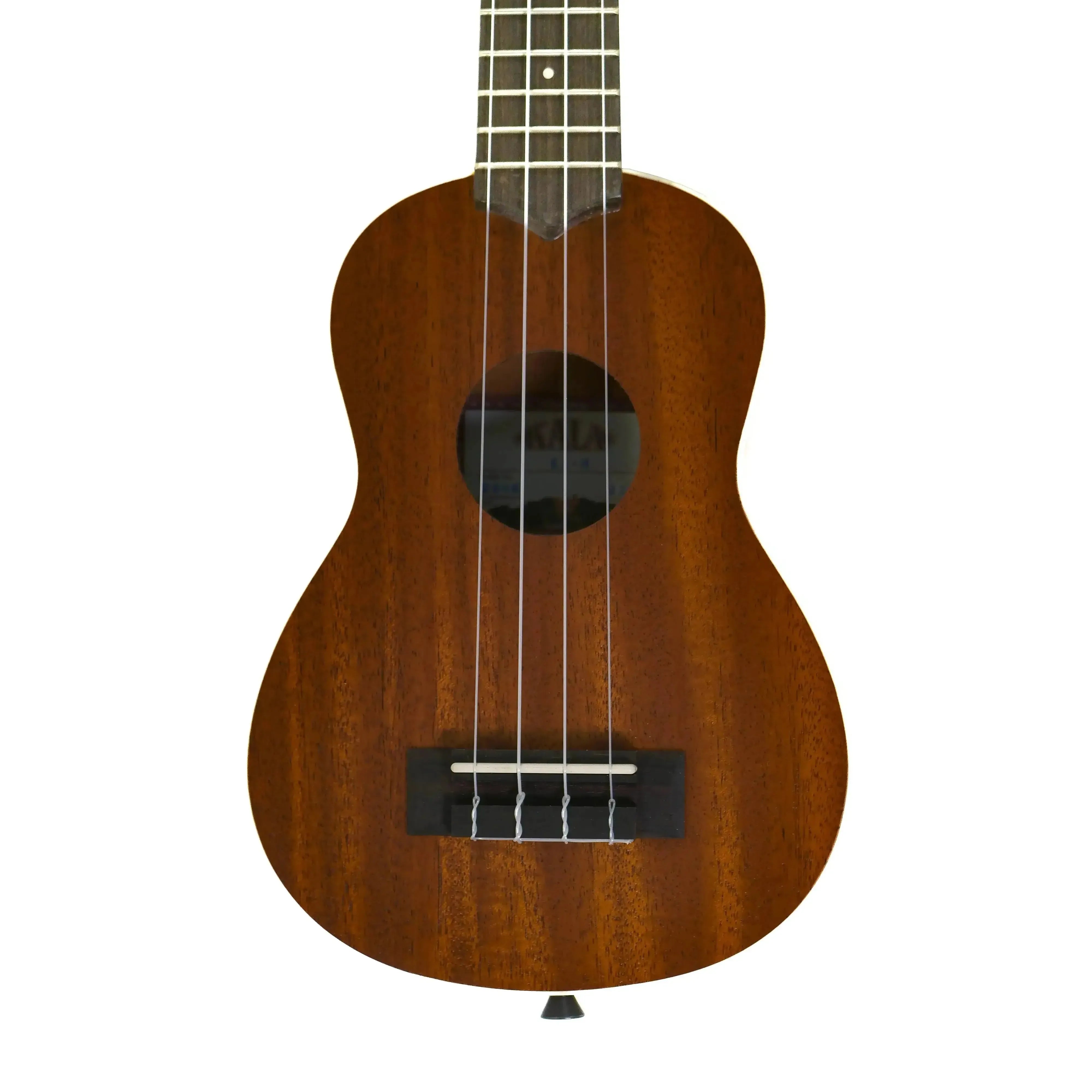 Kala KA-S Soprano Ukulele with satin mahogany body, walnut fingerboard, and cream binding.