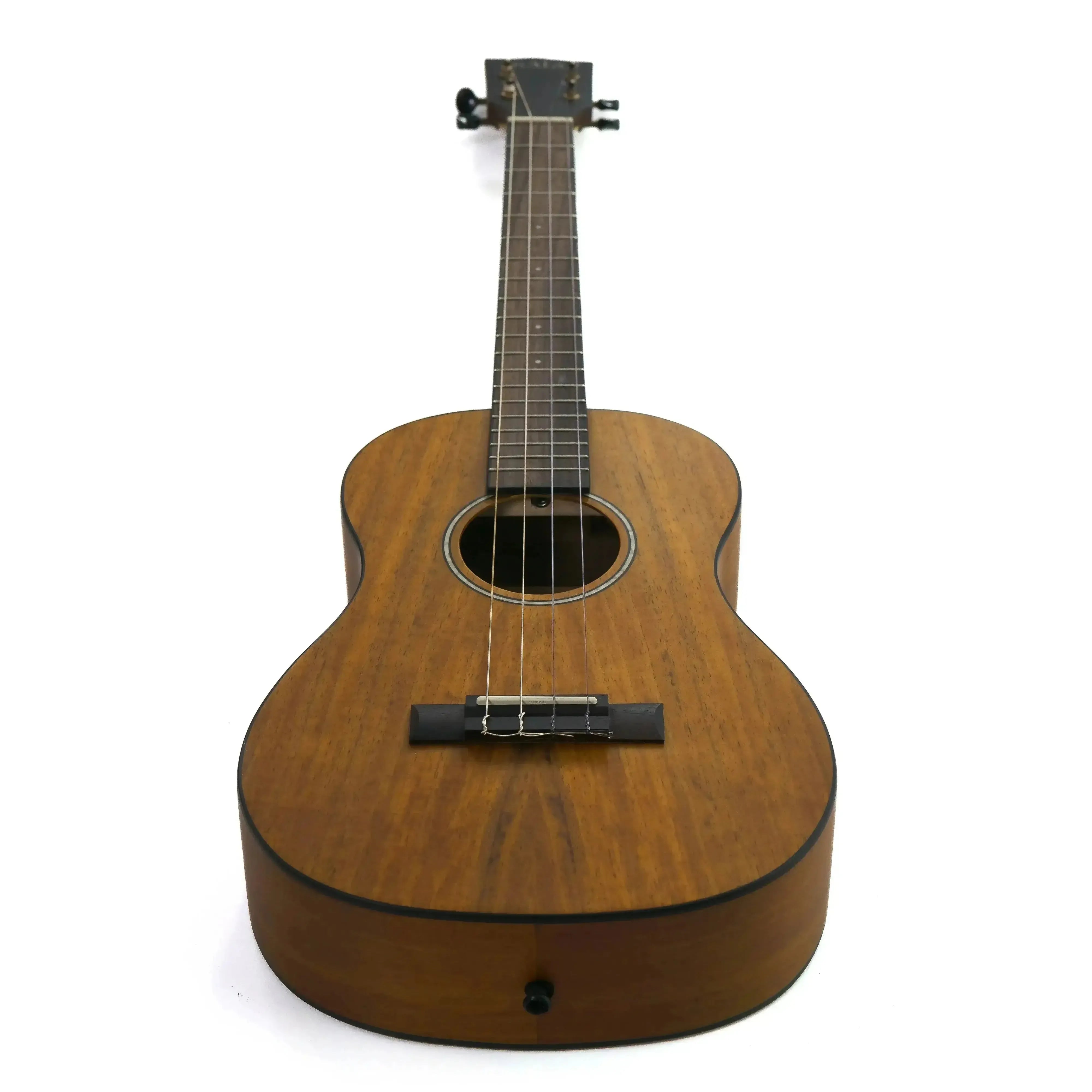Kala Hawaiian Koa Baritone Ukulele with laminate koa wood, satin finish, and black binding.