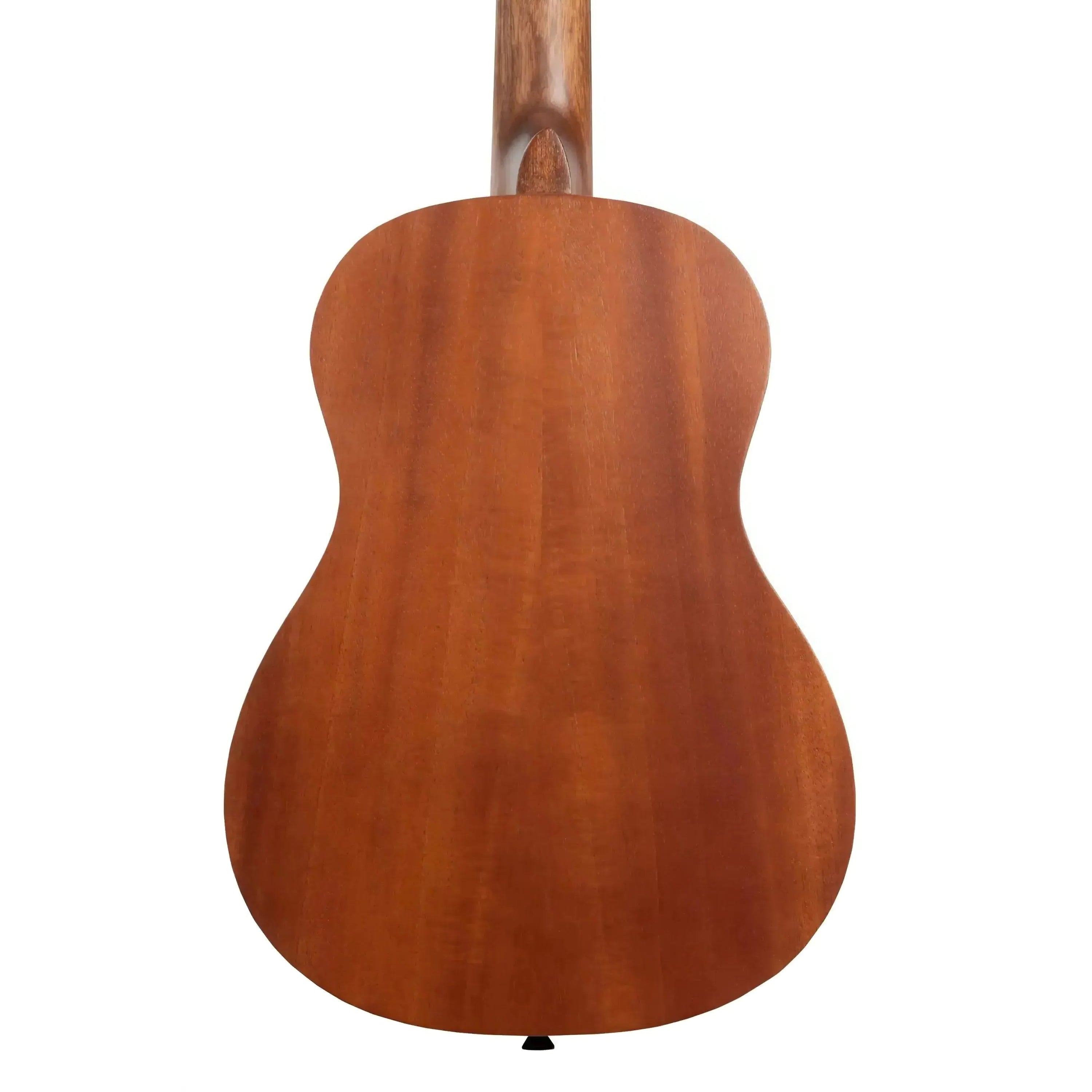 Back of a Kala Baritone Ukulele, showing its Indonesian Mahogany body with a satin finish.