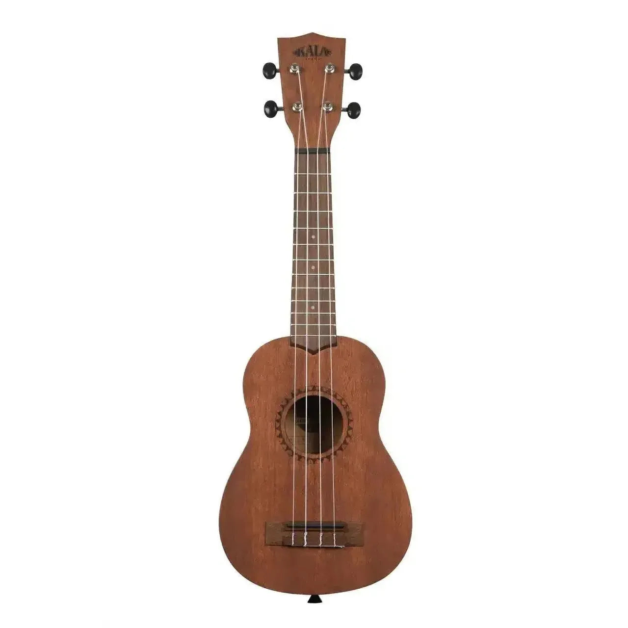 Kala Learn To Play Meranti Soprano Ukulele with satin finish and decorative soundhole.