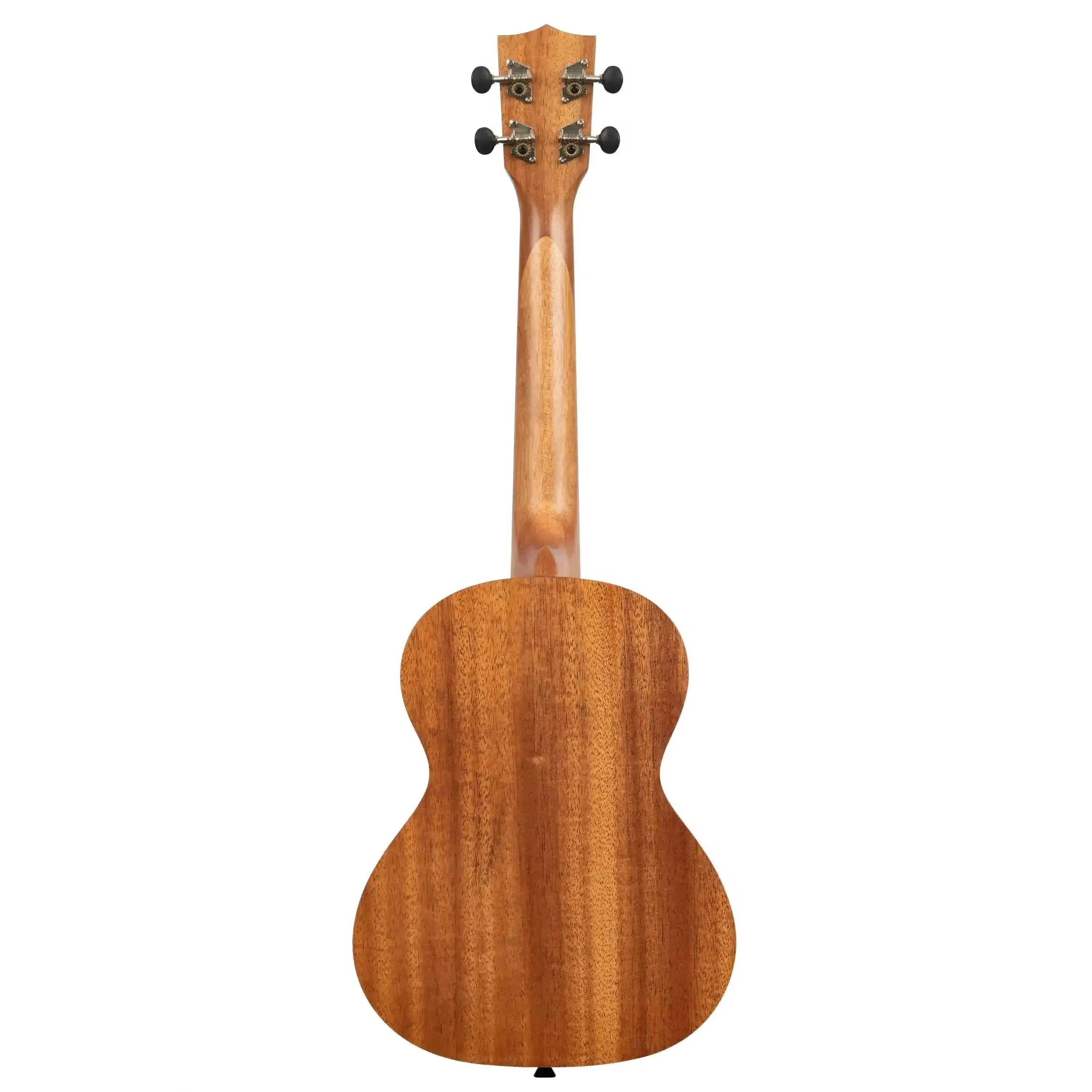 Kala LTP-T Learn To Play Tenor Ukulele, back view, mahogany laminate with satin finish.
