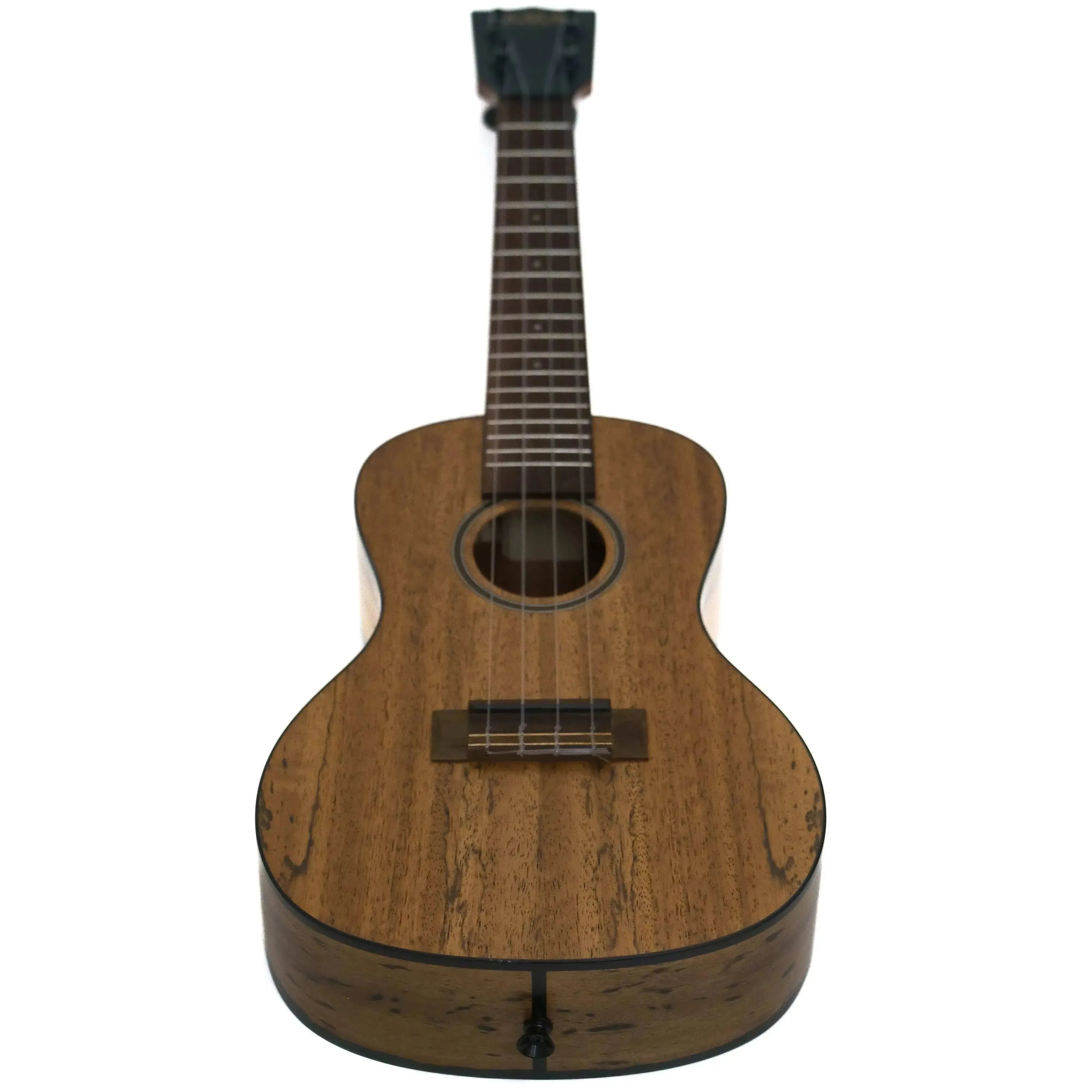 Kala MG-C spalted mango concert ukulele with satin finish and black binding.