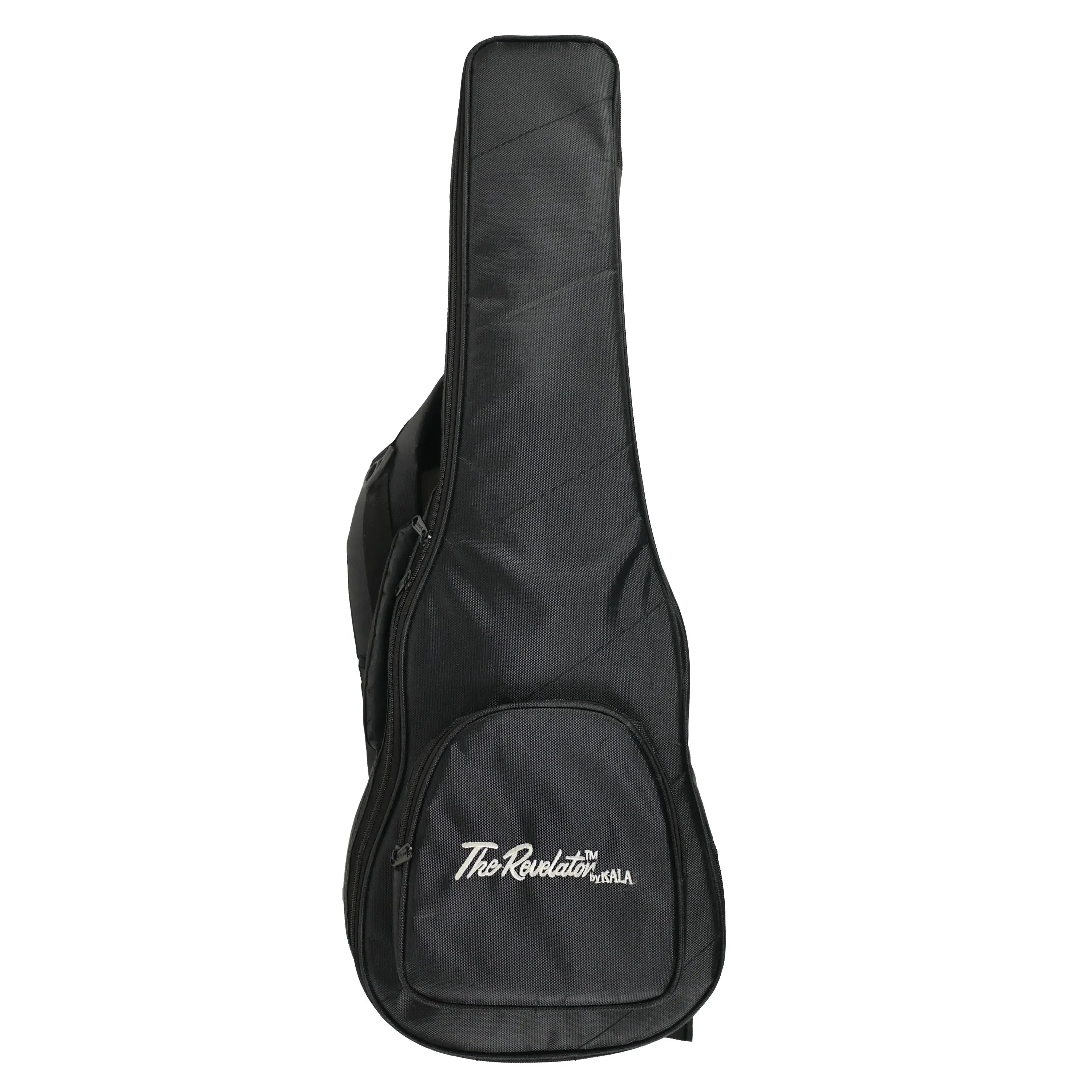 Black Kala Deluxe Revelator gig bag for tenor ukulele, with "The Revelator by Kala" logo.