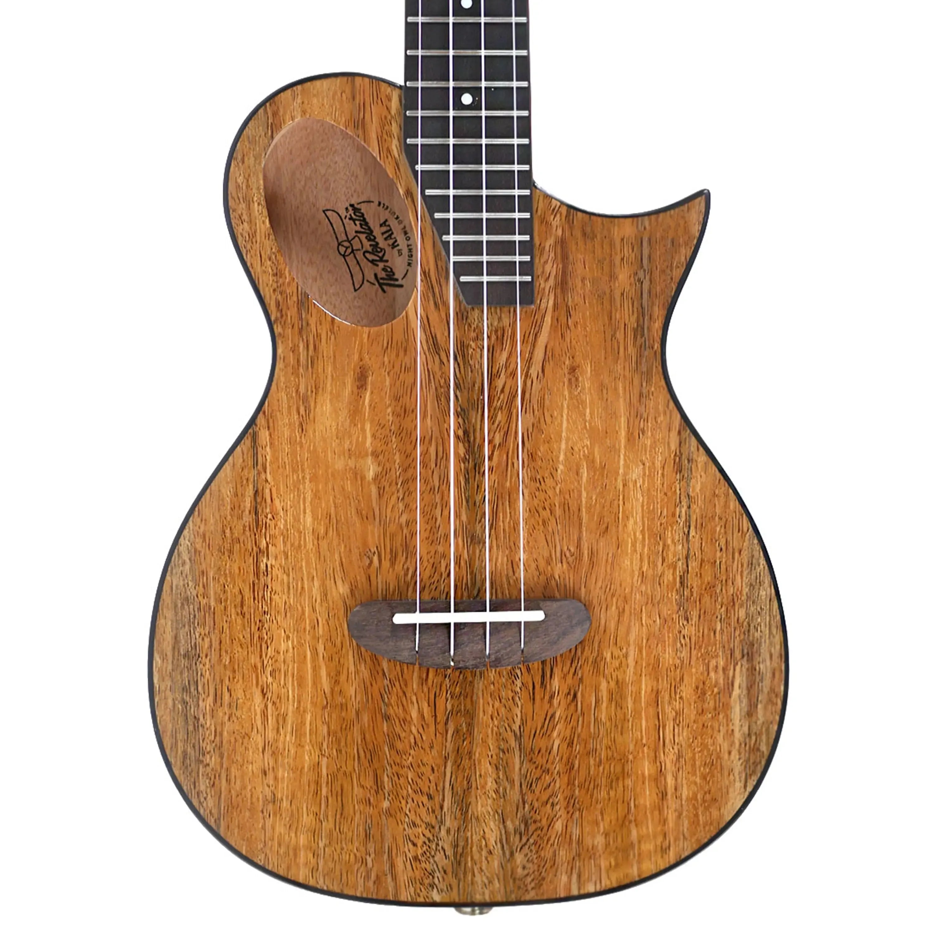 Kala Revelator Night Owl Mango Tenor Ukulele with Florentine cutaway and gloss finish.