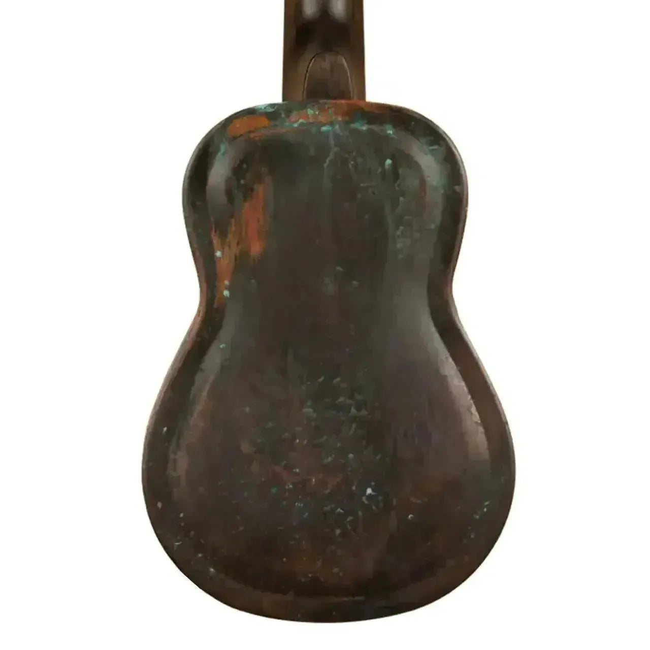 Kala Resonator Tenor Ukulele back with matte antique copper patina finish.