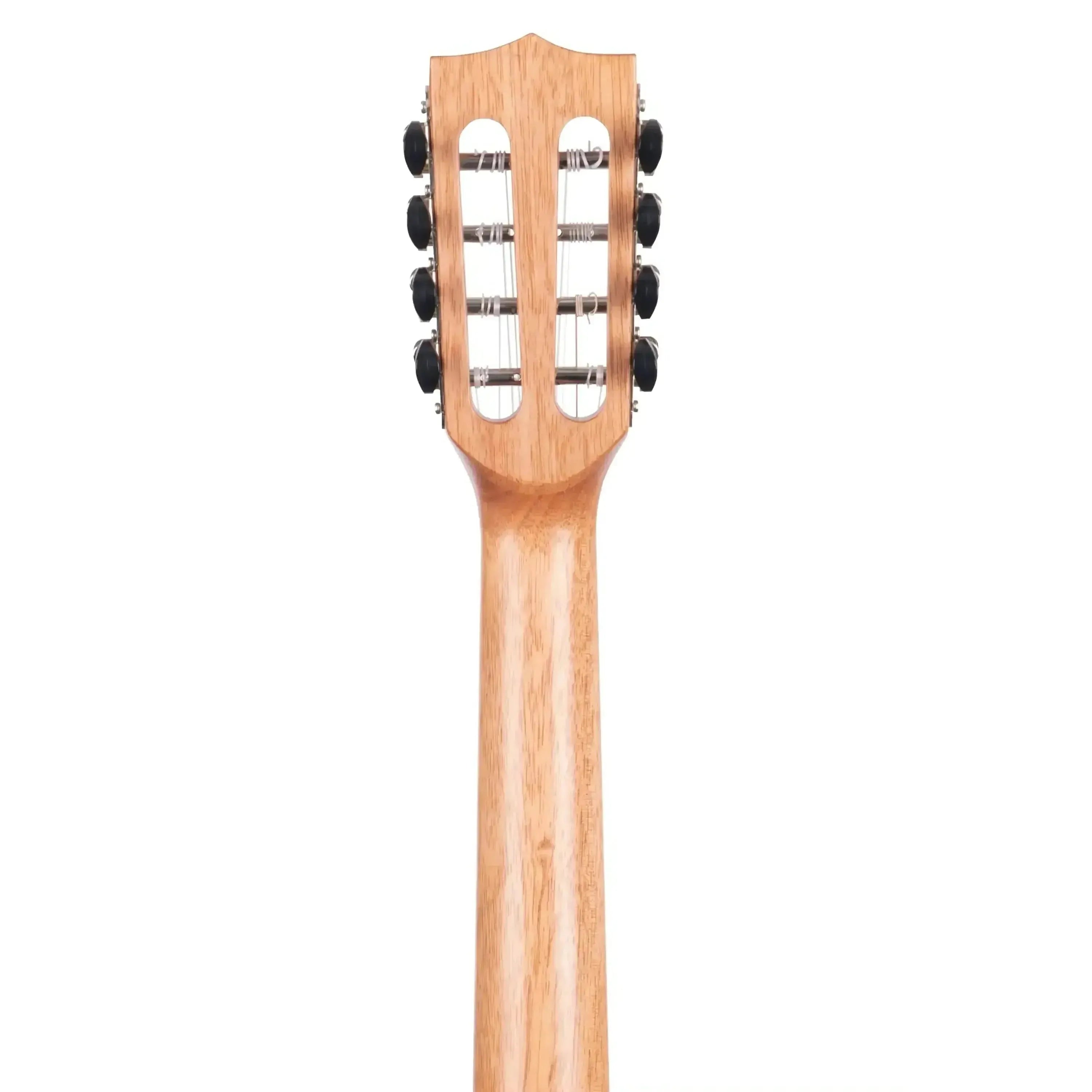 Kala SCAC-T8 8-String Tenor Ukulele slotted headstock and neck, light wood finish.