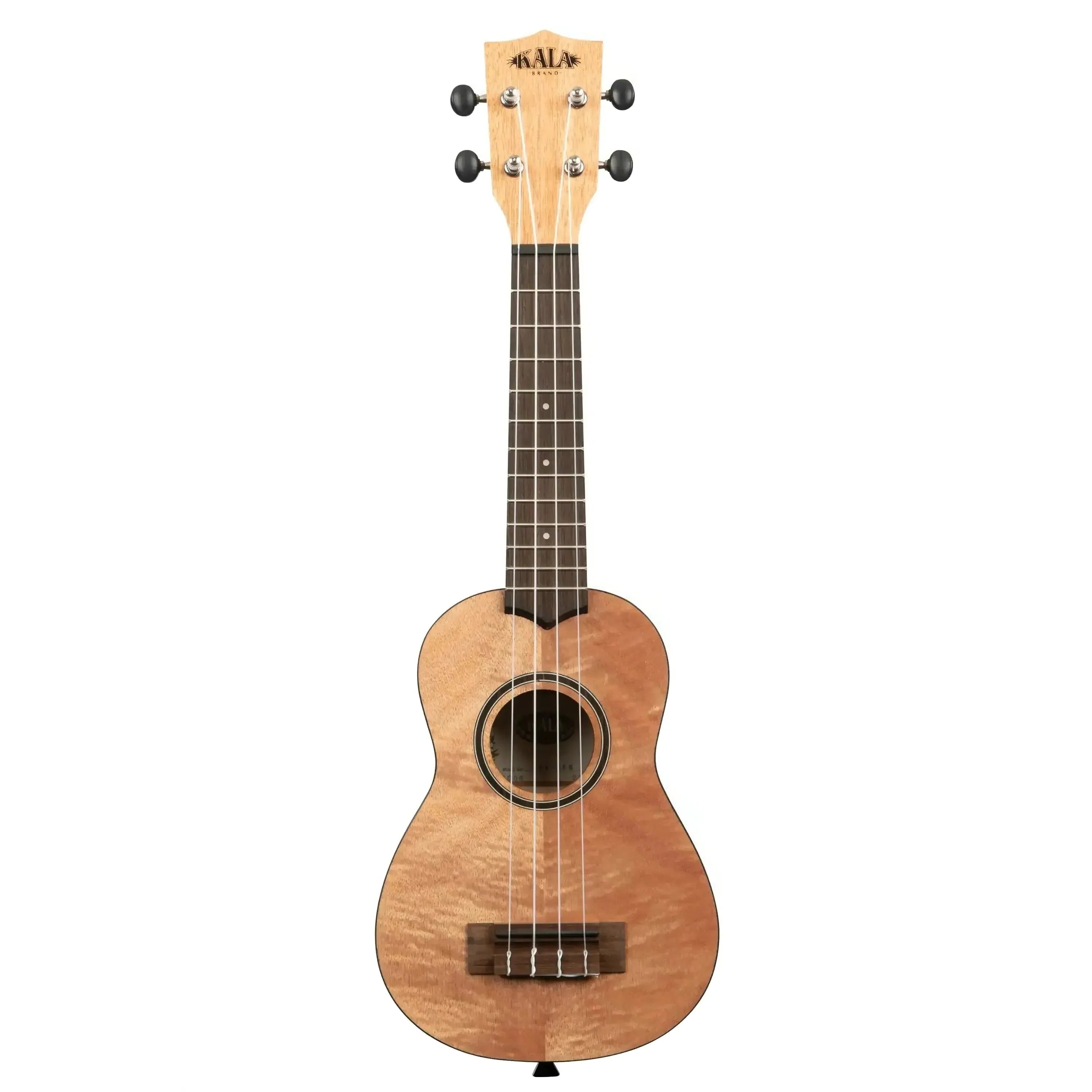 Kala SEM Exotic Mahogany Soprano Ukulele with satin finish, rosewood fingerboard, and black binding.
