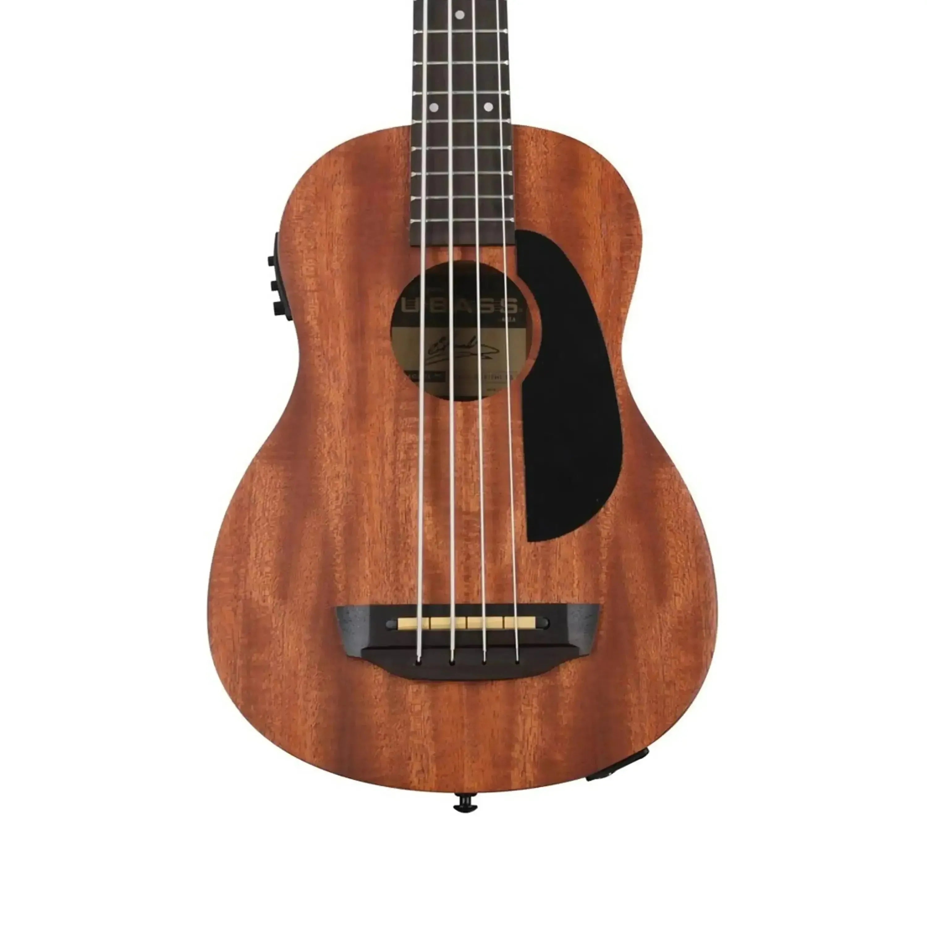 Kala Bakithi Kumalo Signature Acoustic-Electric U•BASS, mahogany laminate body, black pickguard.
