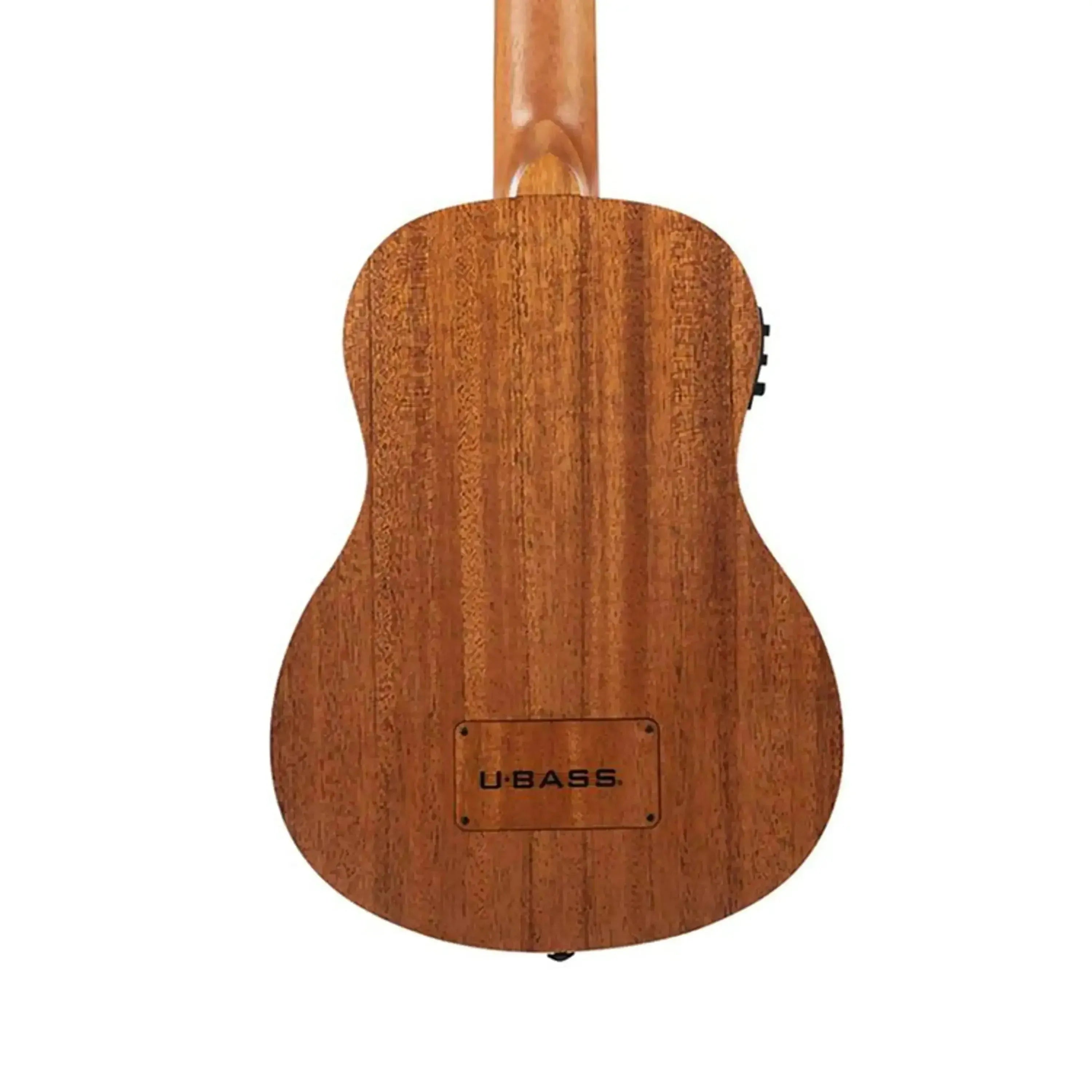 Kala Bakithi Kumalo Signature Acoustic-Electric U•BASS, back view, mahogany laminate body, satin finish.