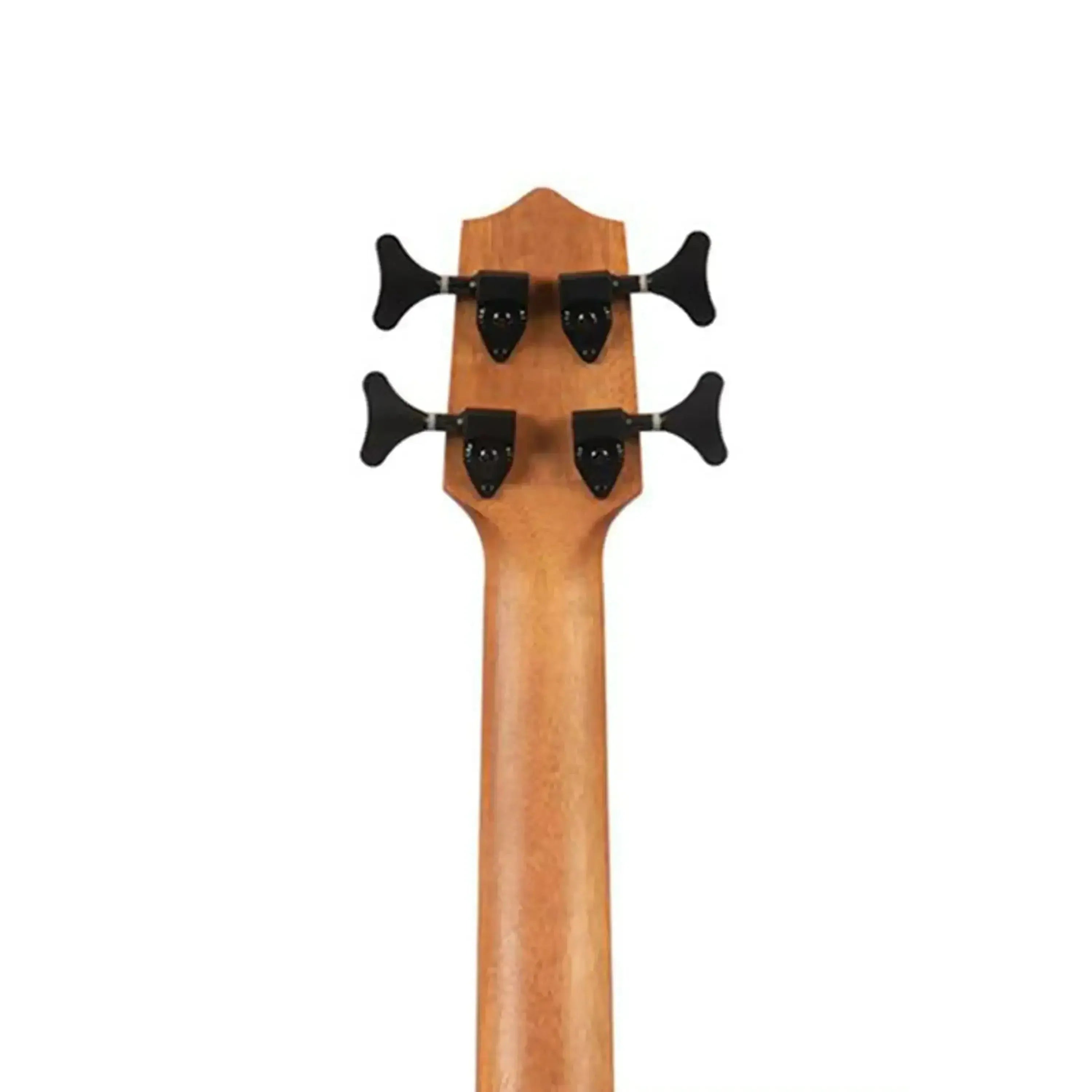 Kala Bakithi Kumalo U•BASS mahogany neck and headstock with black die-cast tuners.