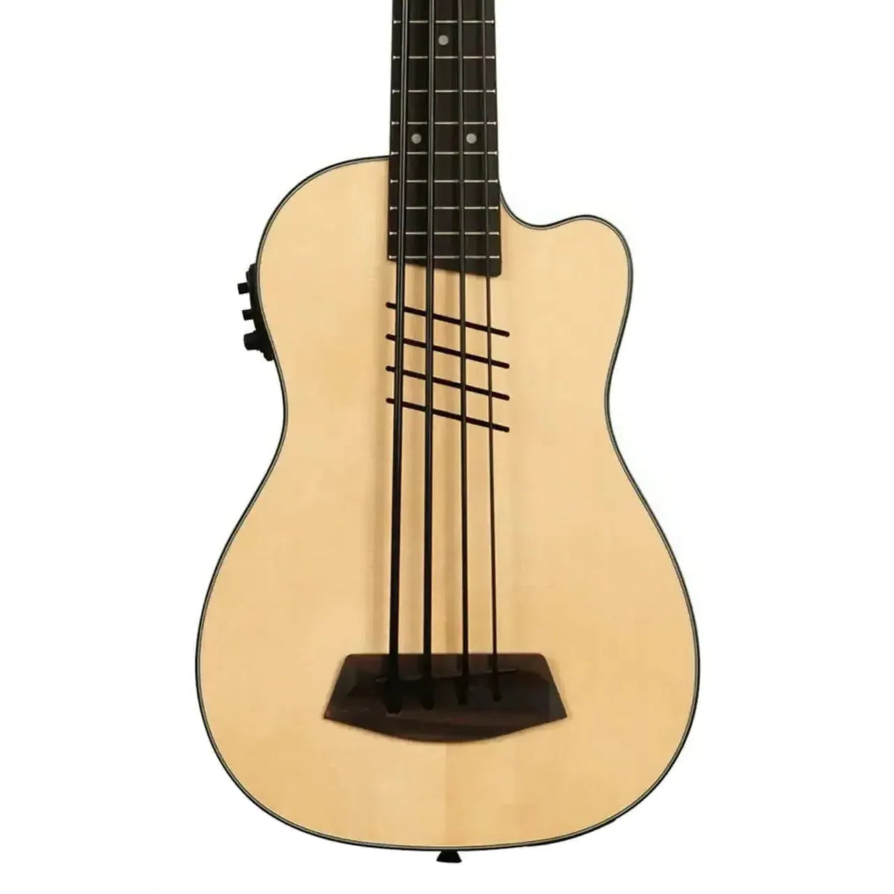 Kala Hutch Hutchinson Signature Acoustic-Electric U•BASS with solid spruce top and black binding.