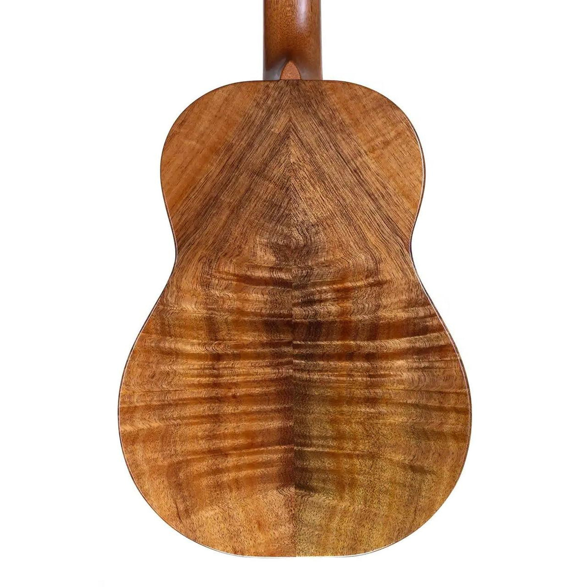 Example photo: an earlier Kanile'a D-1 baritone with a UV gloss finish, koa body back