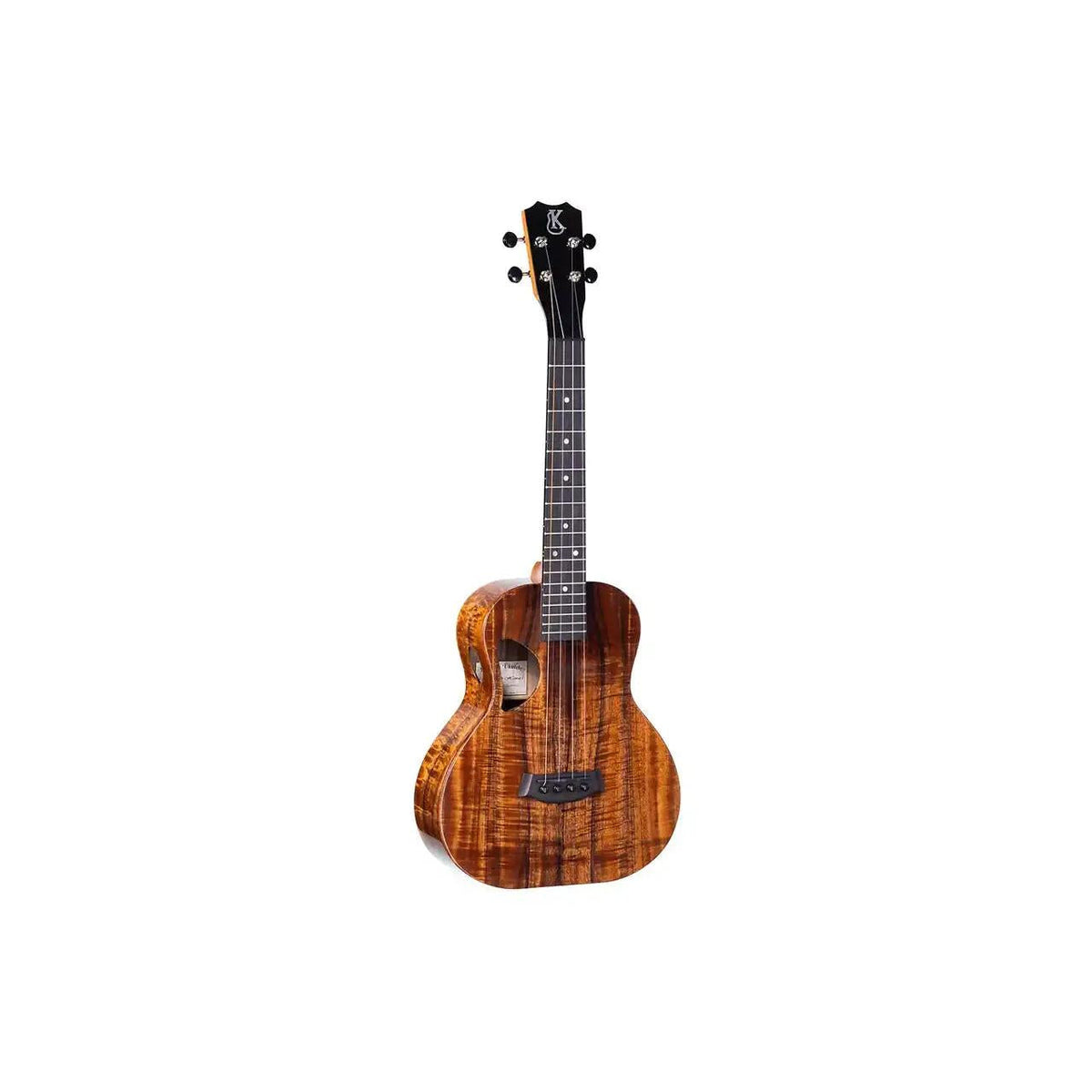 Example photo: a Kanile'a D-1 super tenor with a UV gloss finish (Core has no side port), full front view