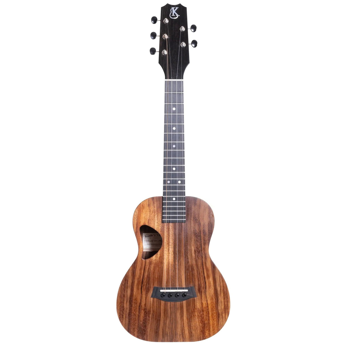 Example photo: an earlier Kanile'a D-1 Natural 5-string tenor, full front view