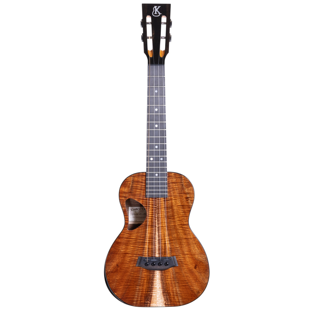 Example photo: a Kanile'a DK Pro tenor, serial 29188, full front view