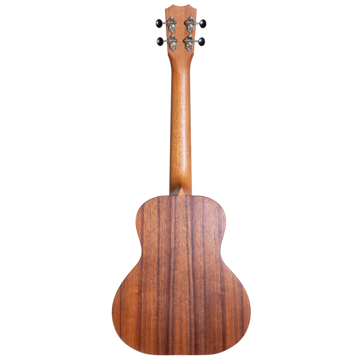 Example photo: Kanile'a K-1 Natural 17" Super Tenor ukulele, full back view with mahogany neck