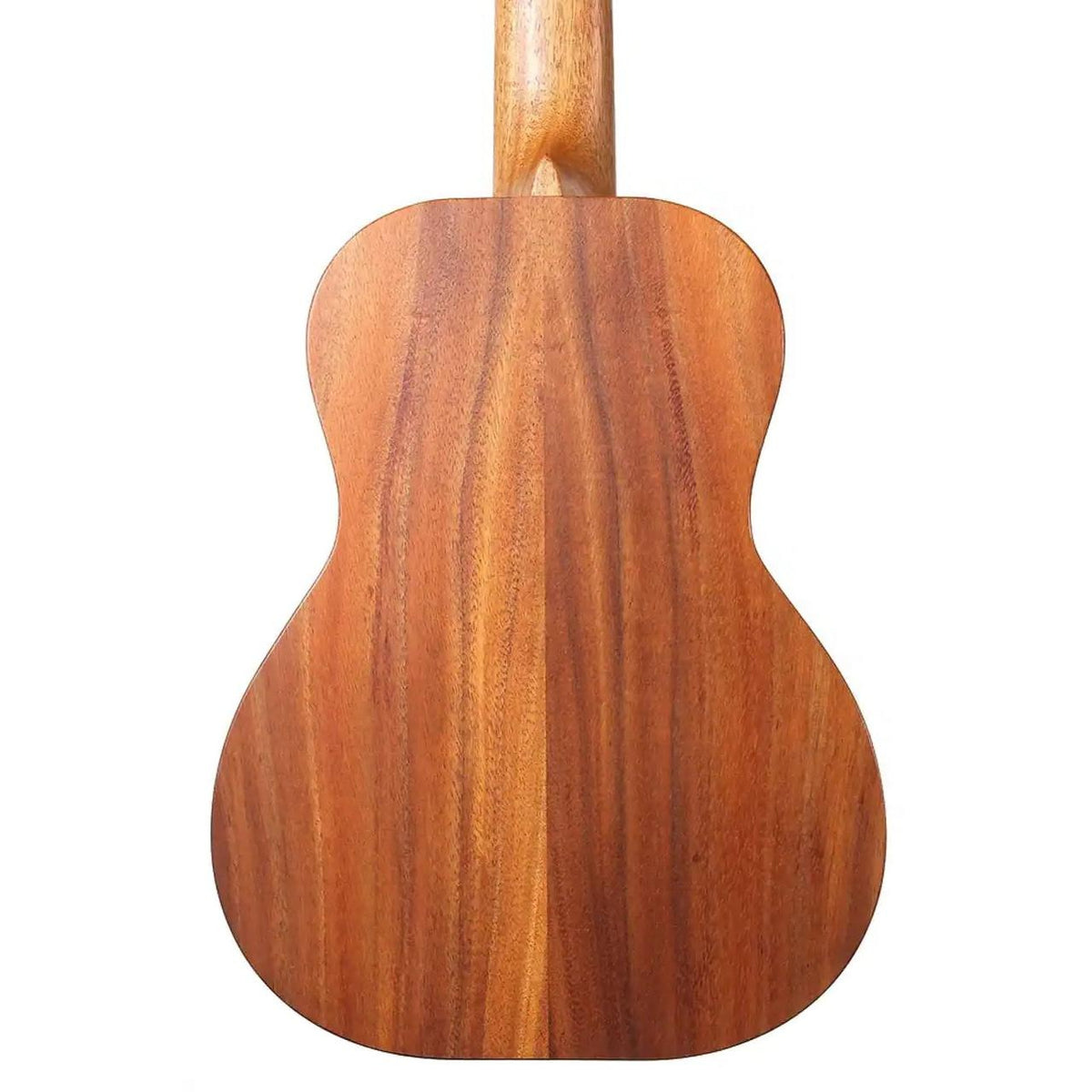 Example photo: an earlier Kanile'a K-1 Natural 8-string tenor, serial 28664, koa back and mahogany neck heel