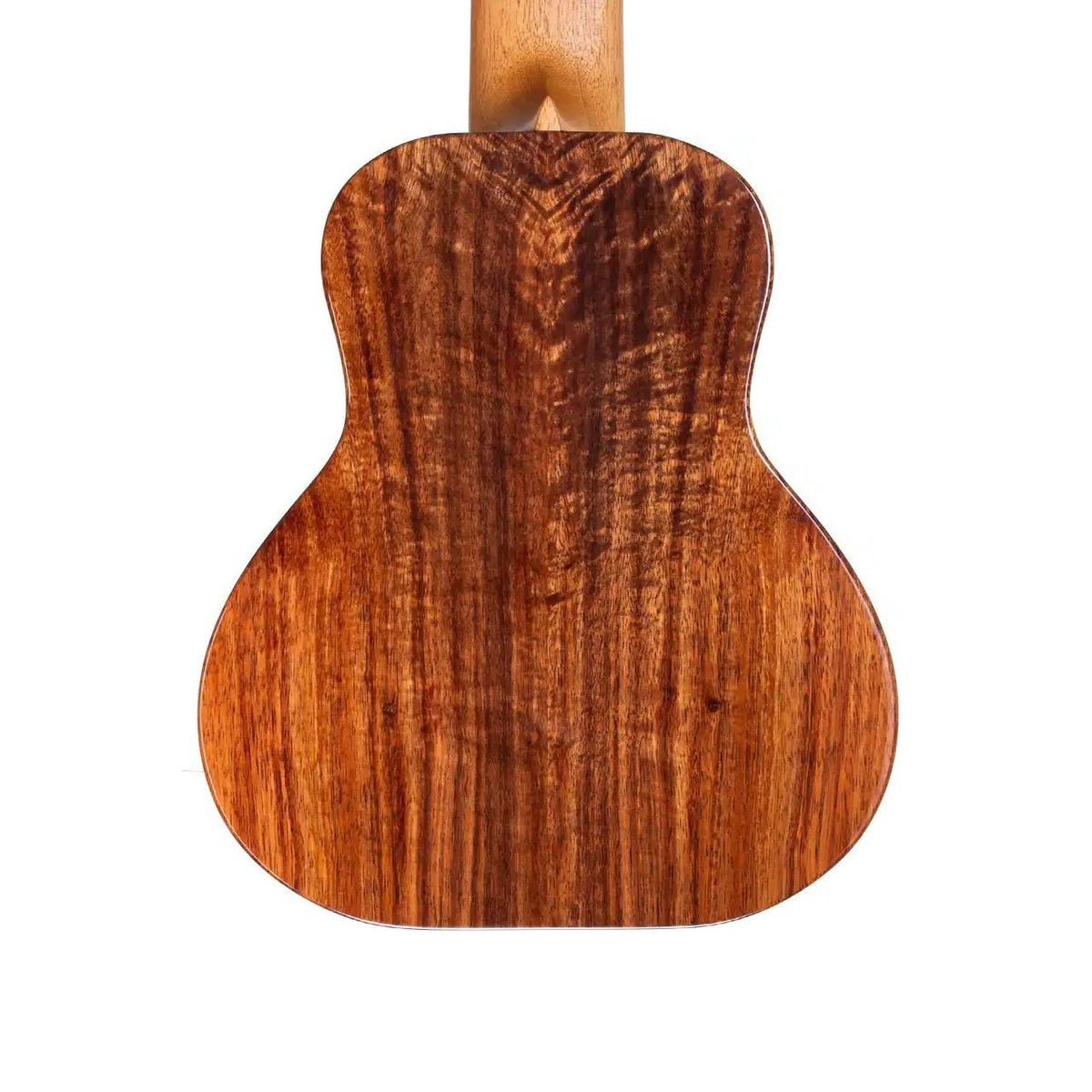 Example photo: an earlier Kanile'a KPA GL6 Core guitarlele, serial 29107, figured koa back