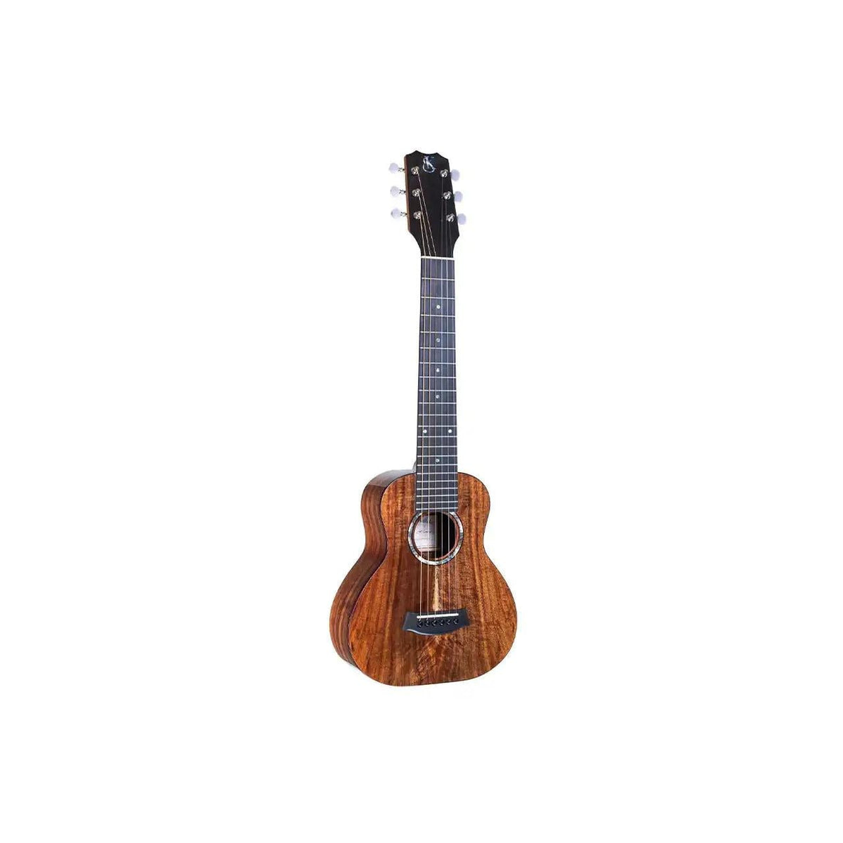 Example photo: an earlier Kanile'a KPA GL6 Core guitarlele, serial 29107, full front view