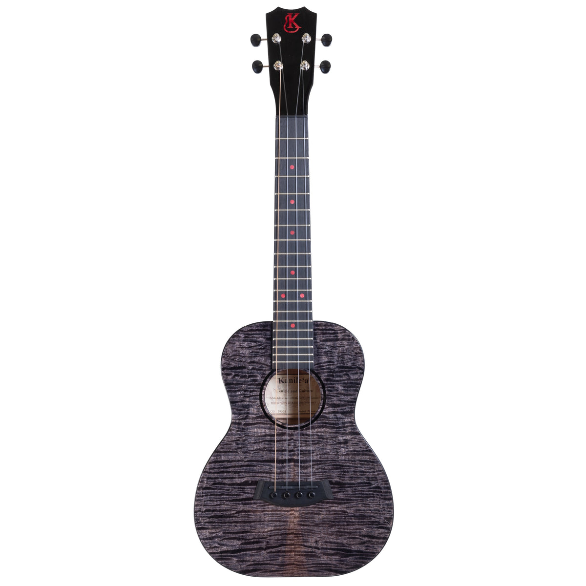 Example photo: a Kanile'a Pohaku Pro tenor, serial 29553, full front view