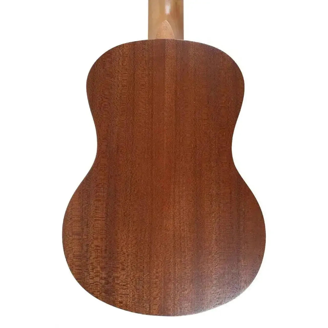 Back of a KoAloha KoAlana KTA-10SP Sapele Tenor Ukulele with a rich brown wood grain.
