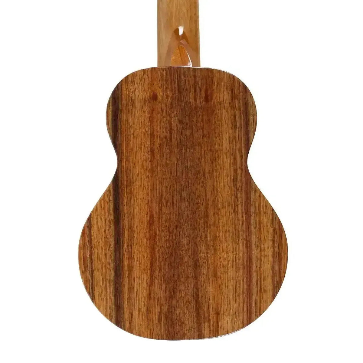 Back of the KoAloha KTM-00D6 Gloss 6-String Guilele showing solid Hawaiian koa grain