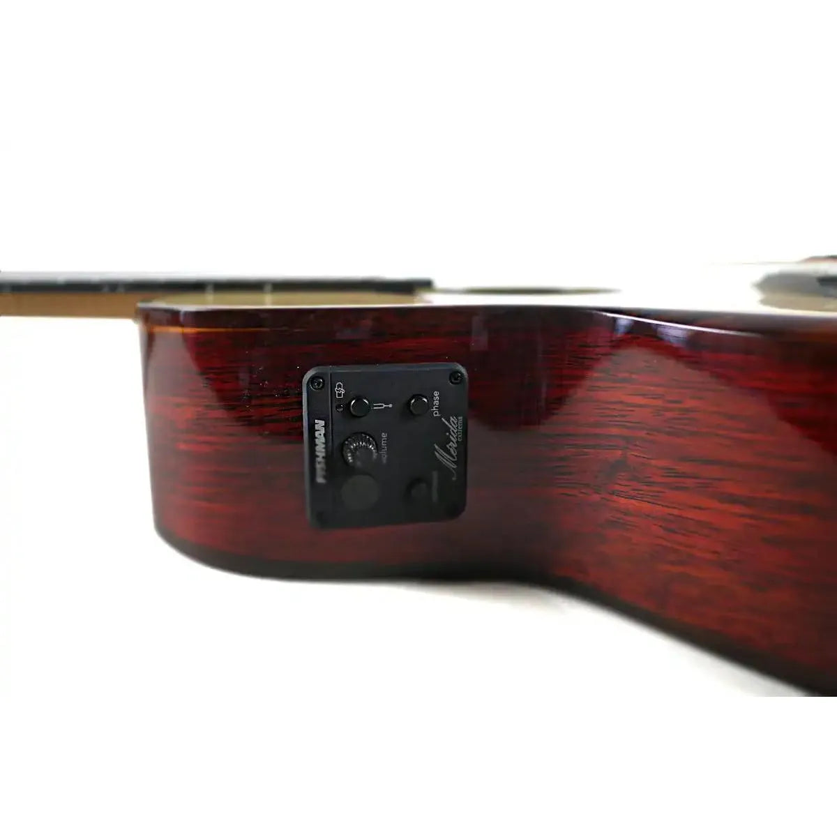 Mérida PROCNIAS-EQ Grand Symphony acoustic-electric guitar with dark redwood back and Fishman preamp.
