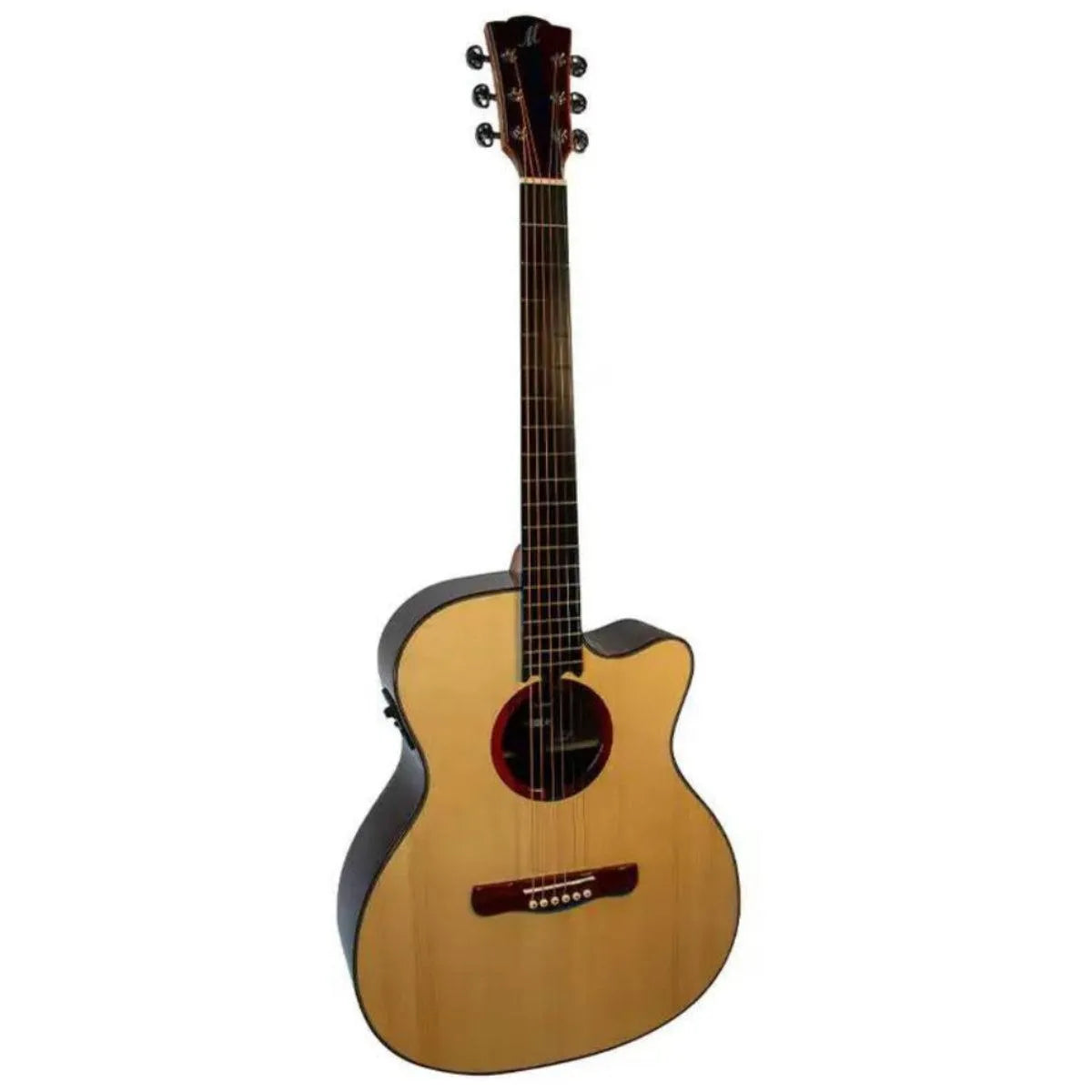 Mérida R1CS-EQ Imperial Series Auditorium acoustic-electric guitar with solid spruce top, rosewood back/sides, and cutaway.