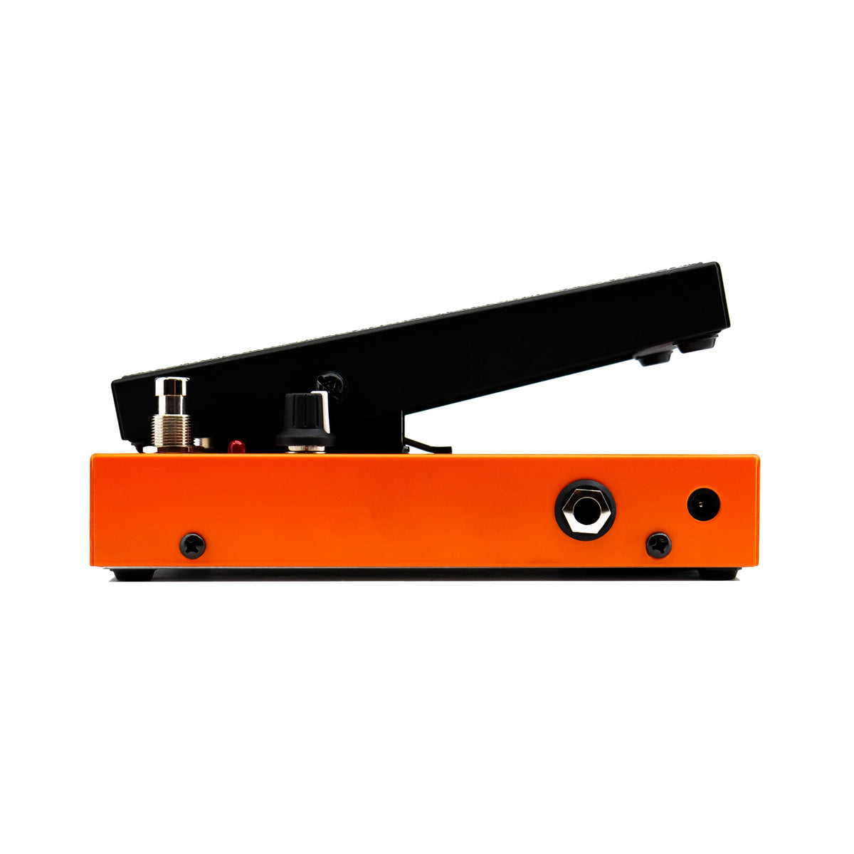 Morley 20/20 Wah Lock right side profile with input jack and 9V power jack