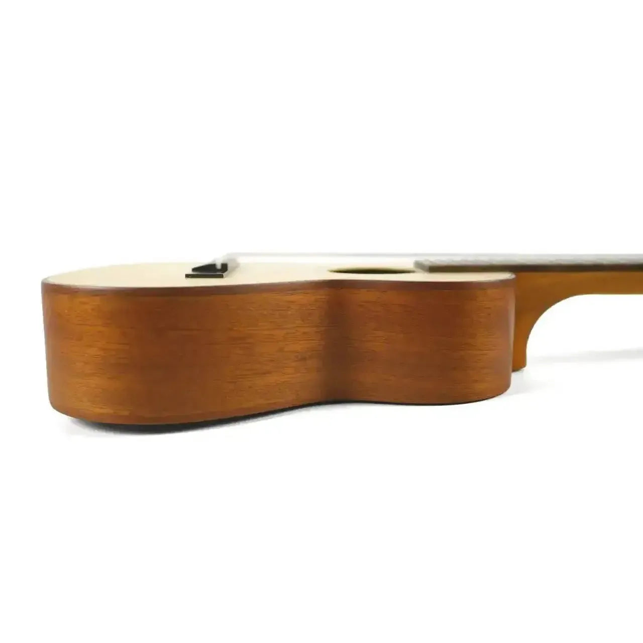 Ohana CK-70-A6 6-String Concert Ukulele, showing its spruce top and mahogany sides with satin finish.