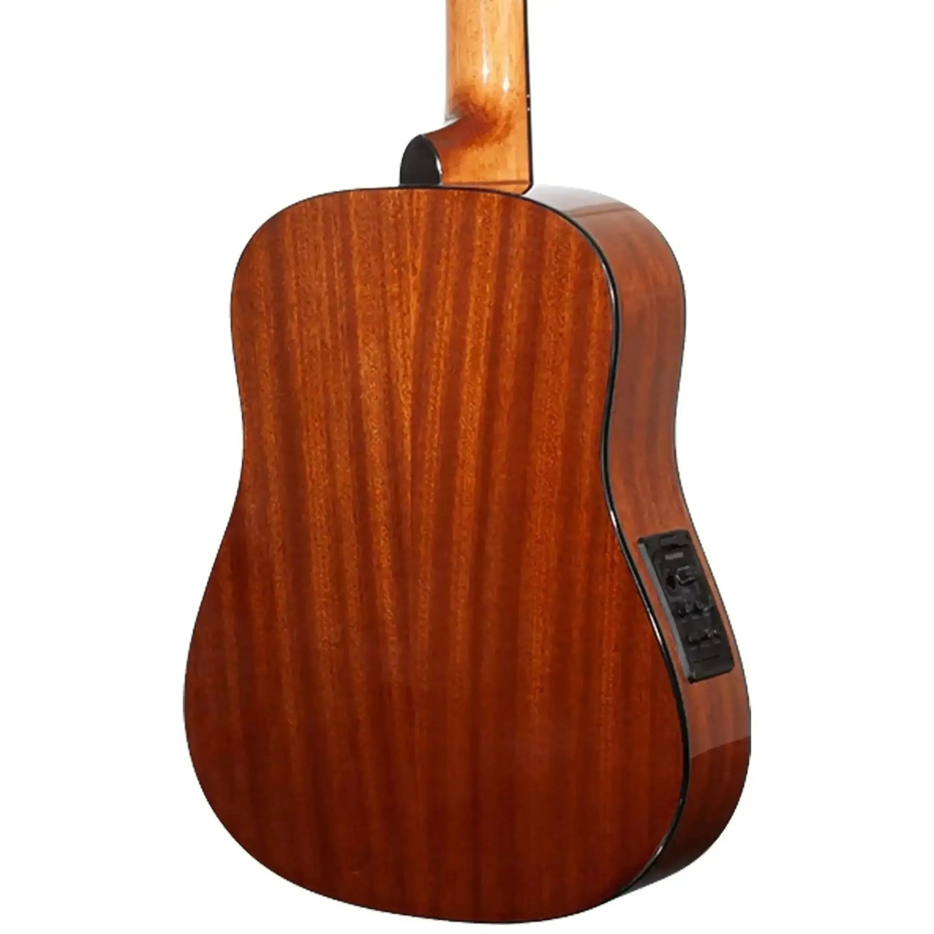 Ohana OBU-22 acoustic electric bass, mahogany back and sides, Fishman Presys+ preamp.