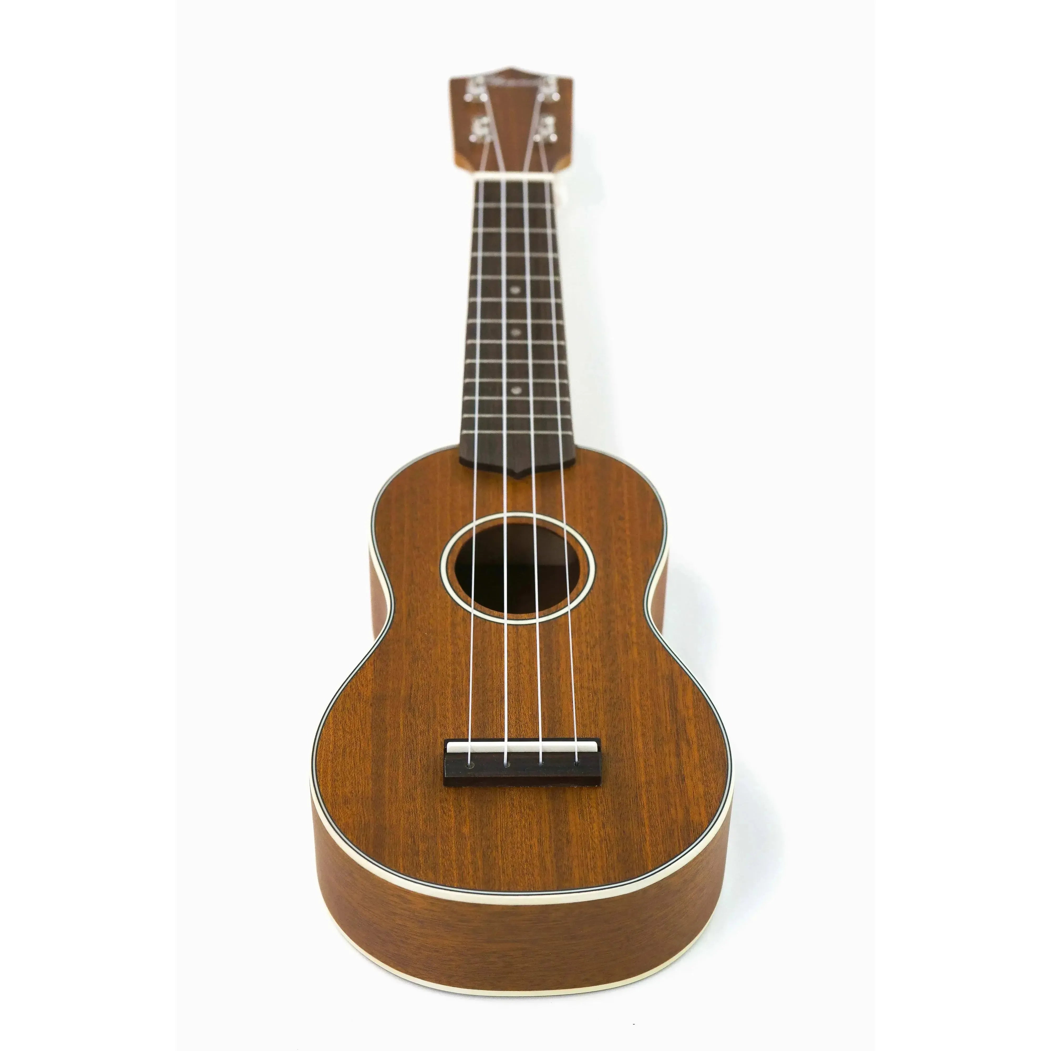Ohana SK-21 Sopranino Ukulele with solid mahogany body, satin finish, and cream binding.
