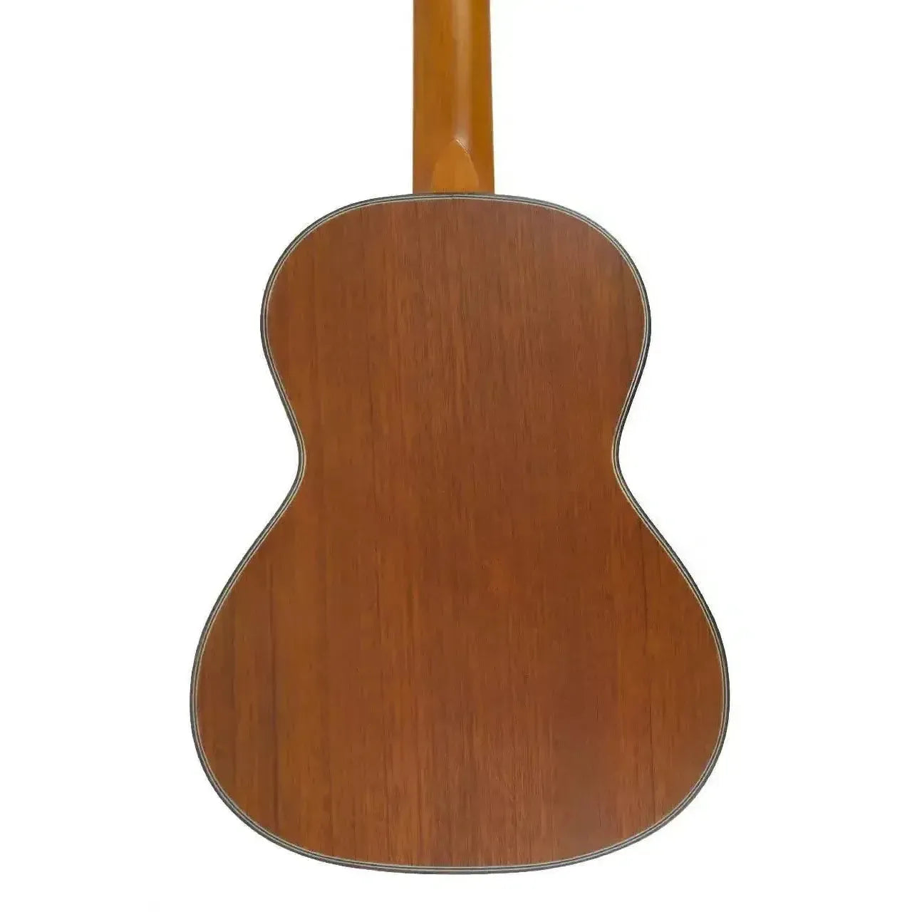 Ohana TK-35-10 "Tiple" Tenor Ukulele, back view, solid mahogany with satin finish.