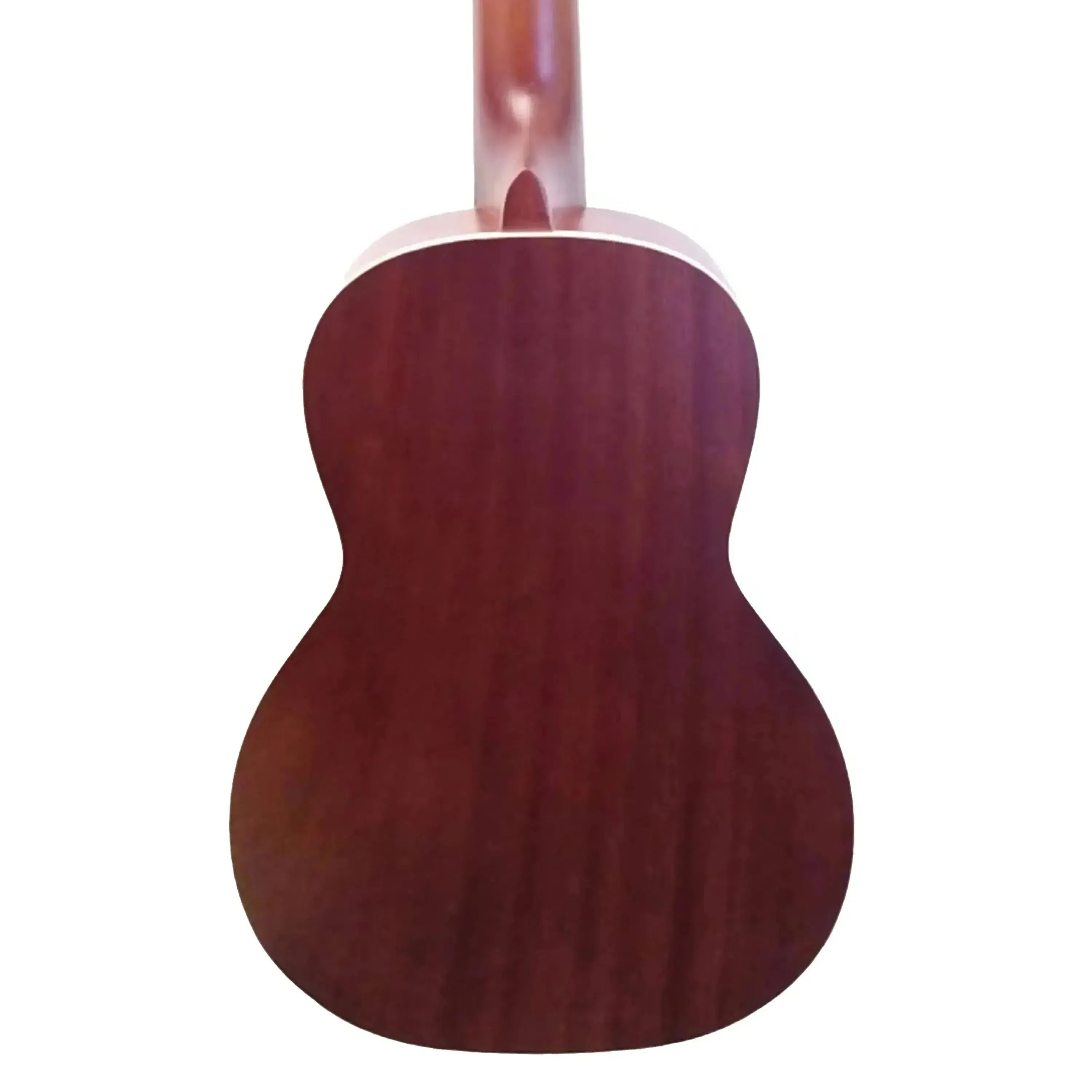 Ohana TK-38 Vintage Line tenor ukulele, showing its dark mahogany back and neck.