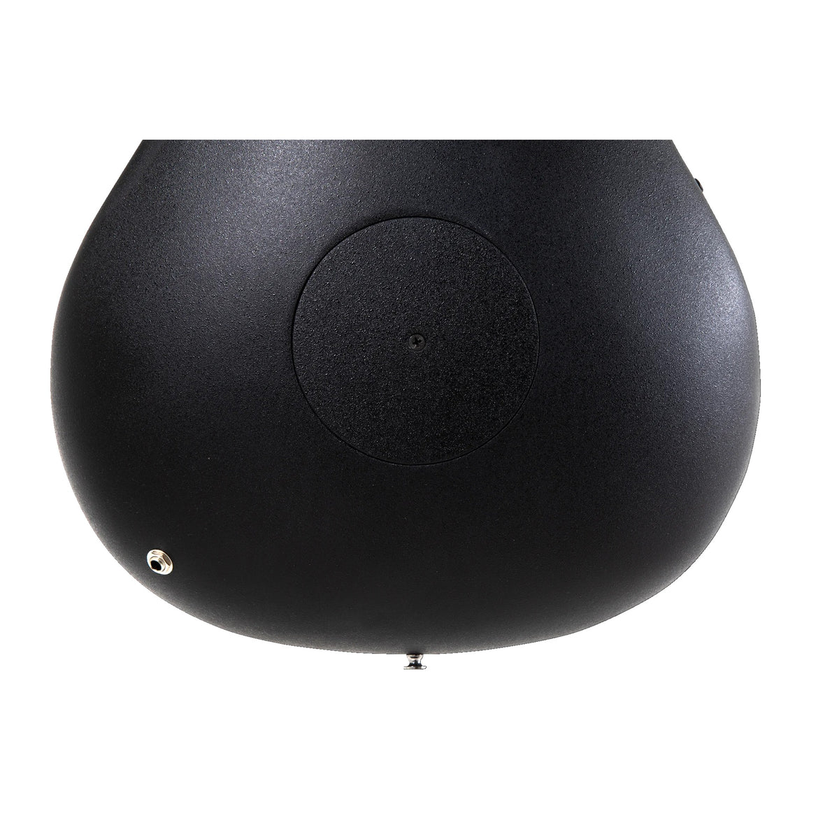 Lower Lyrachord bowl of the Ovation CE4412-5 with strap button and output jack