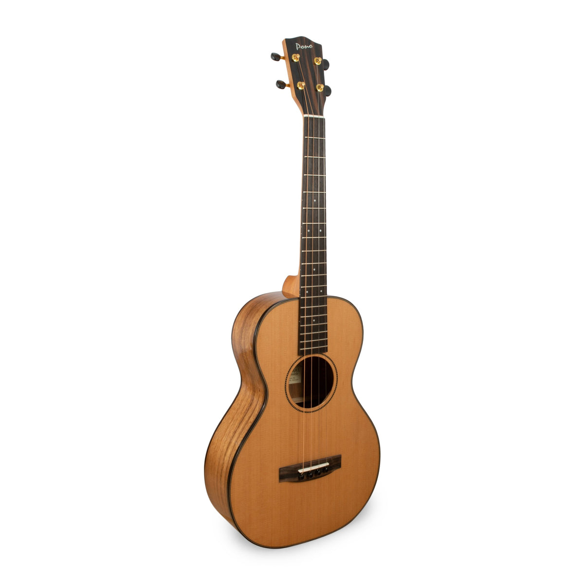 Representative photo of a Pono UL4 big baritone ukulele, full front view (UL4-1 shown).