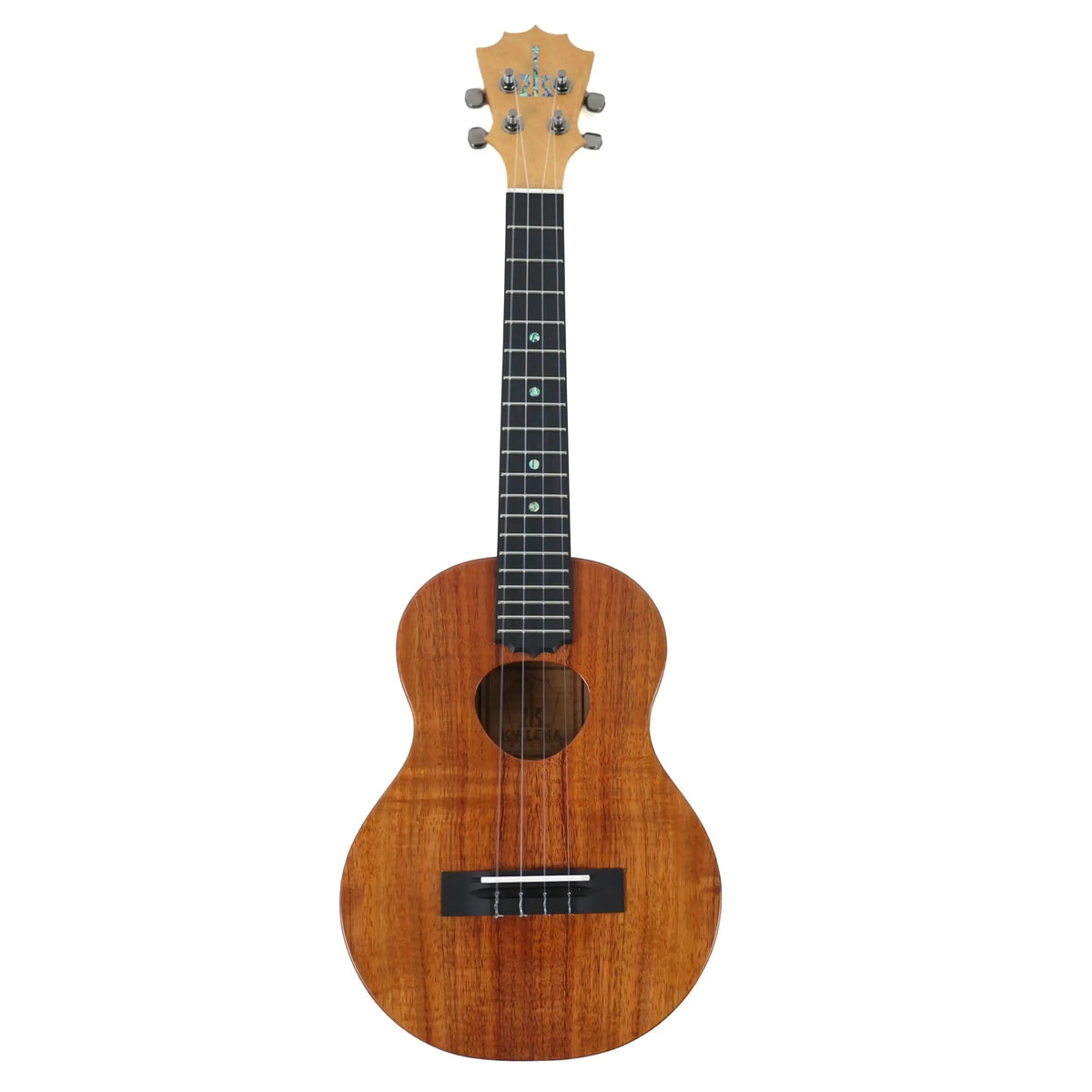 KoAloha KTM-S10 Slimline satin koa tenor ukulele #1, full front view