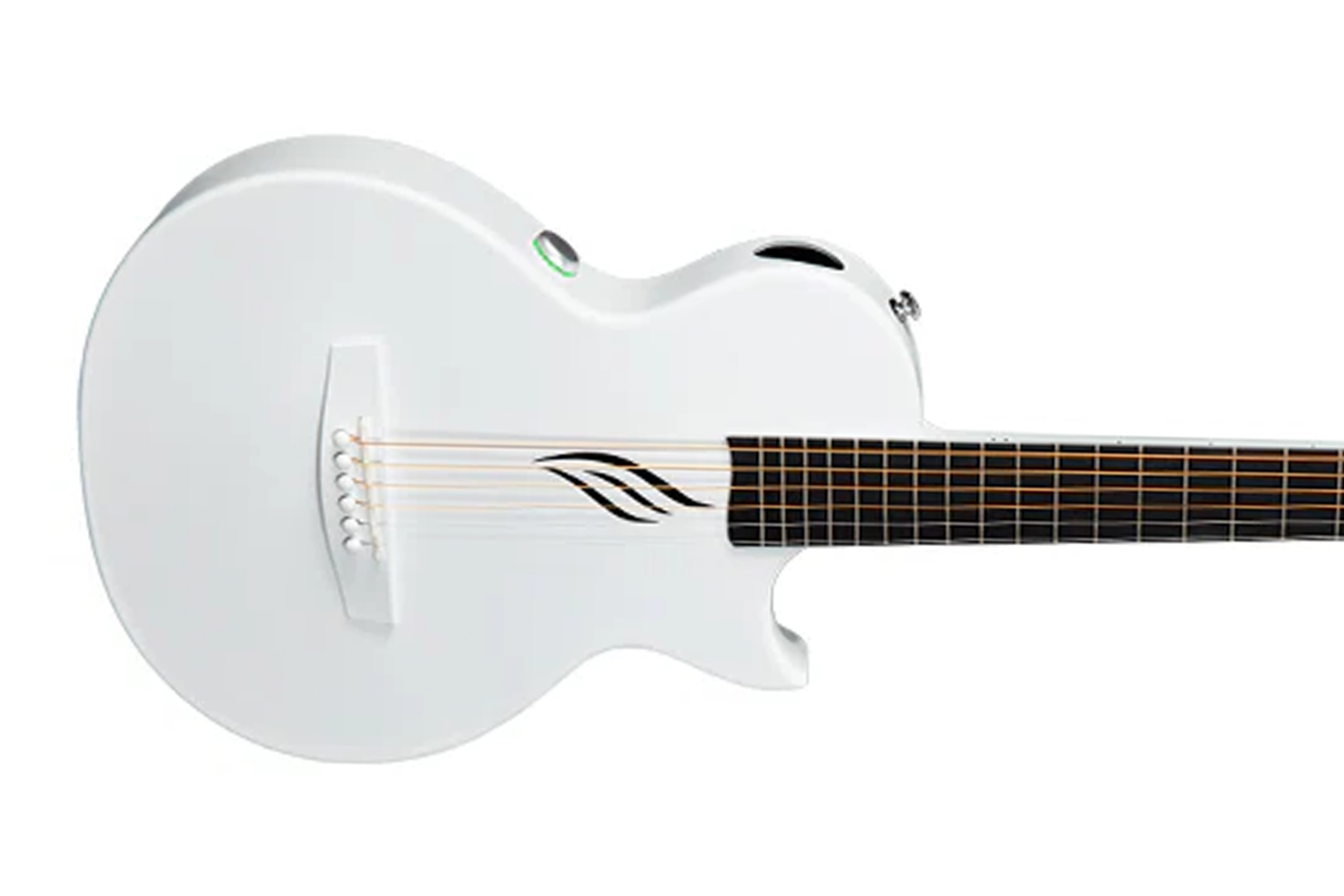 Enya Nova Go SP1 White Acoustic Electric Guitar