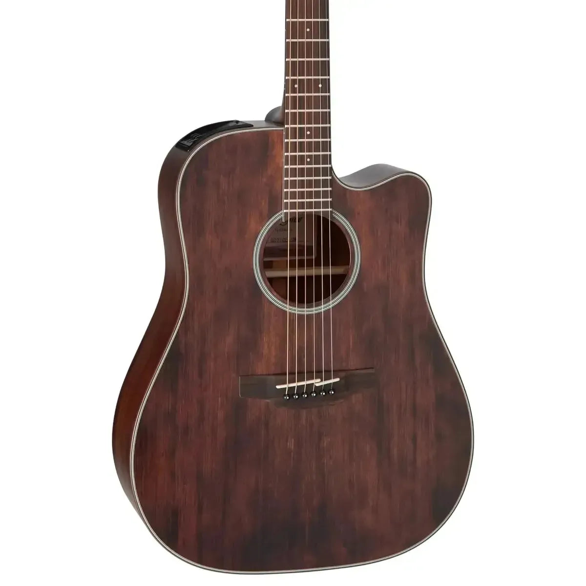 Takamine GD21CE SM Dreadnought acoustic-electric guitar with satin molasses finish and cutaway body.